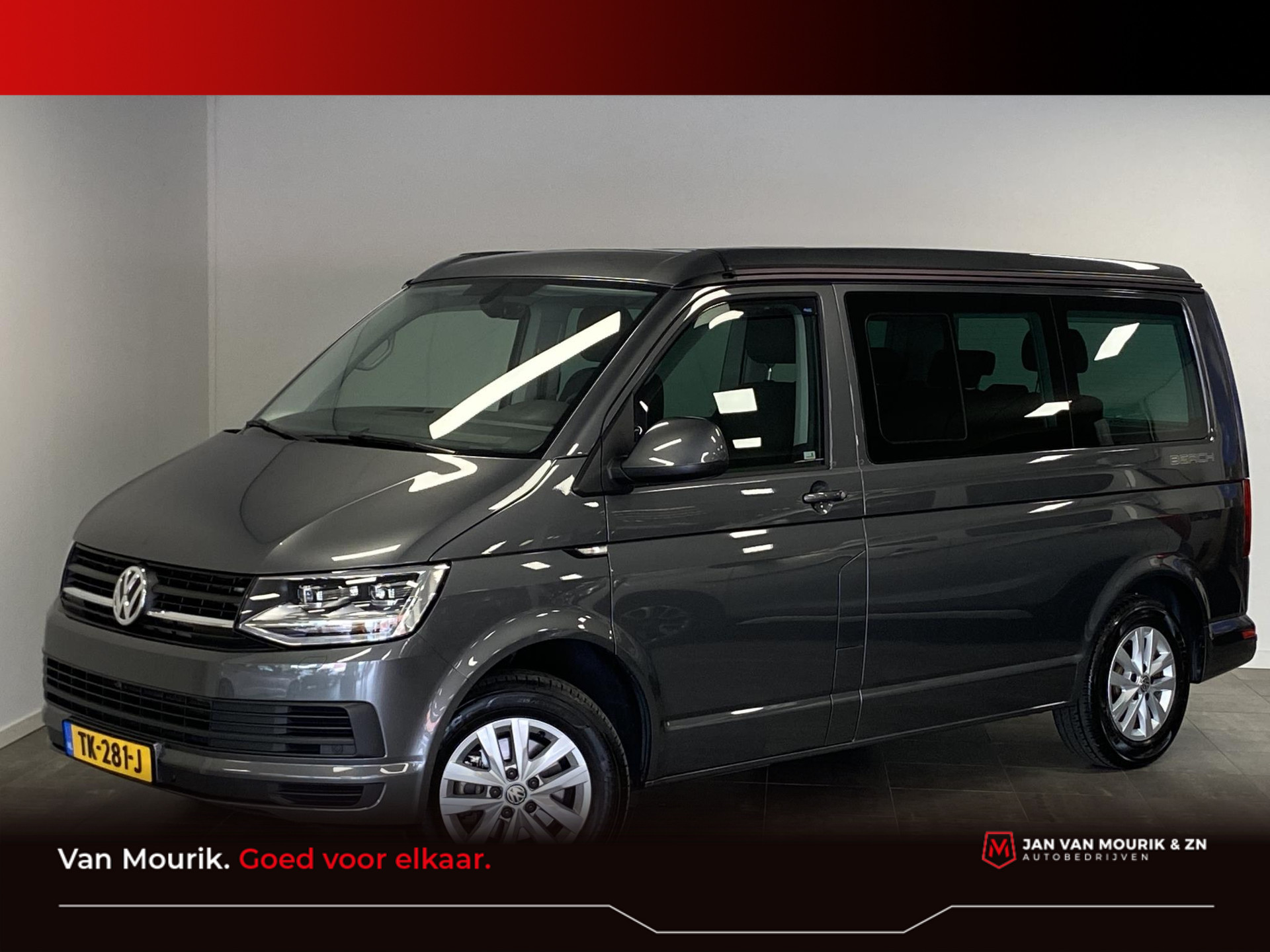 Volkswagen Transporter California Beach 2.0 TDI DSG Camper T6 | LED | CARPLAY | CAMERA | STOEL.V.W | BEARLOCK |