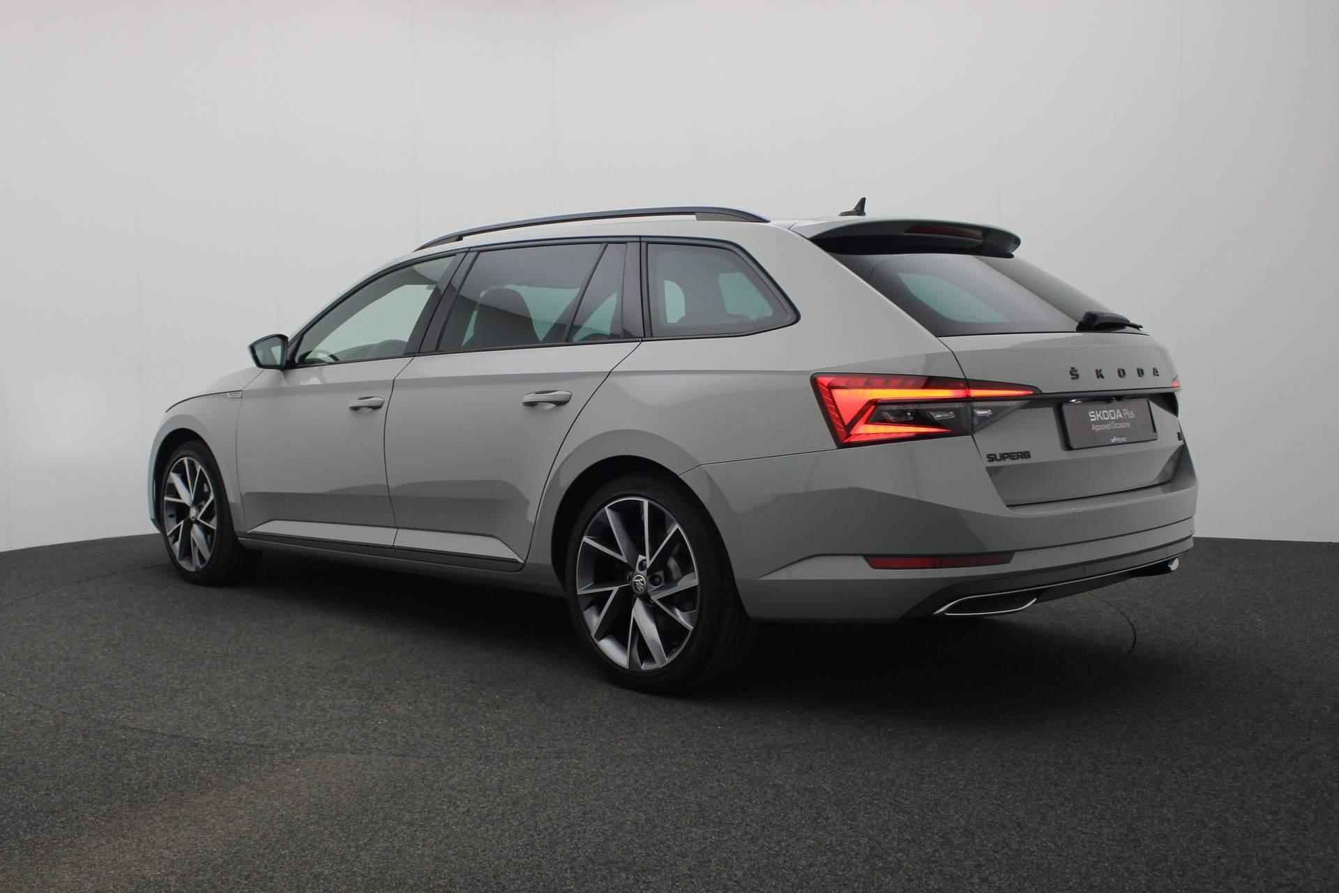 Skoda Superb 1.4 TSI 218PK DSG iV Sportline Business | Trekhaak | Geheugenstoelen | Leder/alcantara | CANTON | Navi Columbus | Stoel-/achterbankverwarming | Adaptief onderstel - 42/50