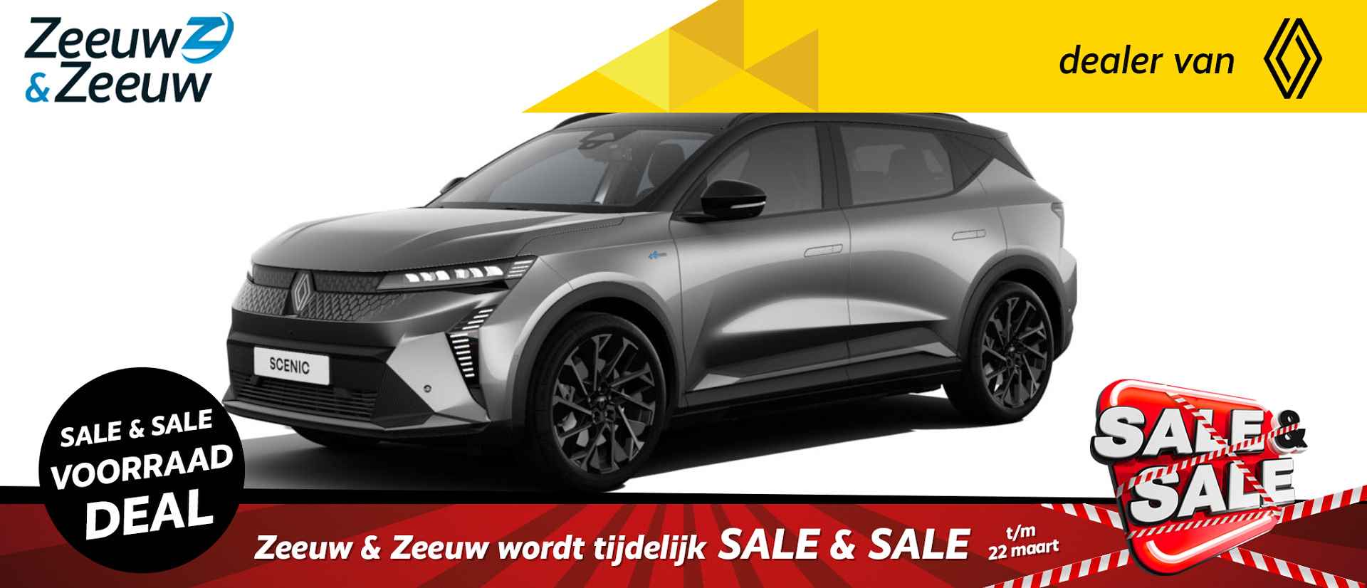 Renault Scenic E-Tech EV87 long range esprit Alpine | Uit voorraad leverbaar | Harman Kardom Premium Audio | Financiering tegen 1,9% Rente | Around view Monitor | Dodehoekdetectie - 1/11