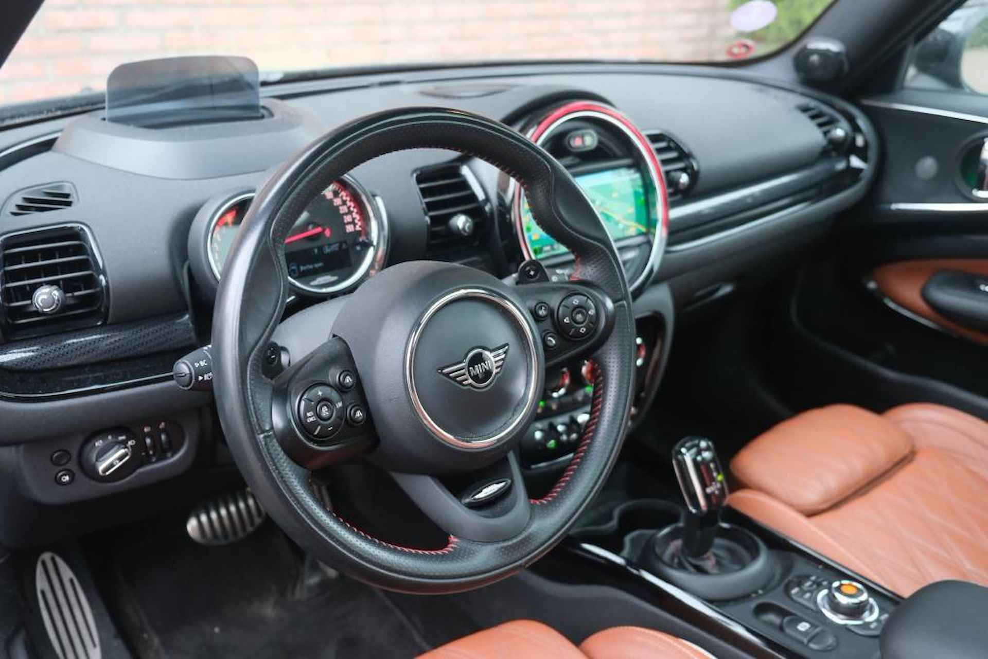 Mini Clubman 2.0 JCW 306pk All4 Aut. Thunder Pack | Navi | Panoramadak | Adaptive Cruise | Head-up Display | Keyless | Leder | Camera | Harman/Kardon - 8/32