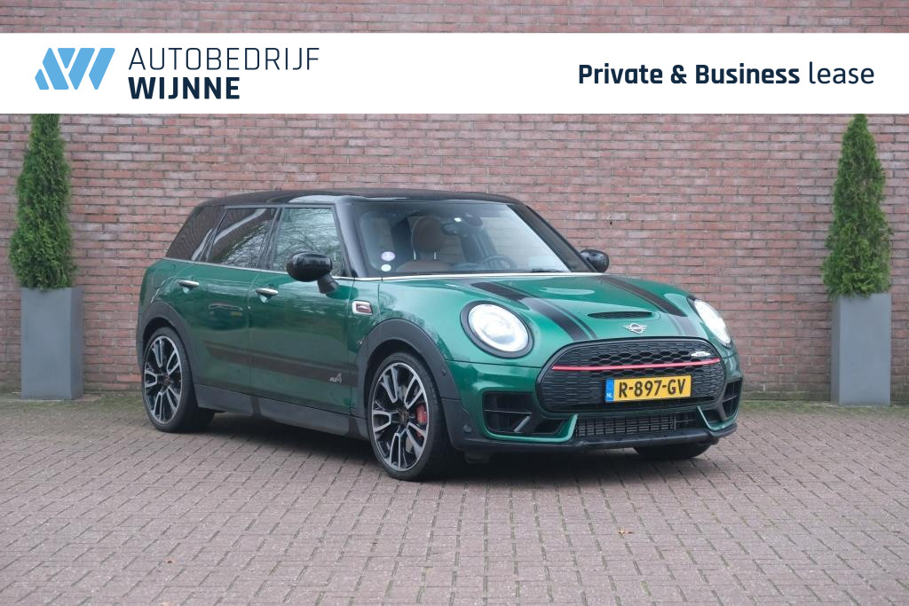 Mini Clubman 2.0 JCW 306pk All4 Aut. Thunder Pack | Navi | Panoramadak | Adaptive Cruise | Head-up Display | Keyless | Leder | Camera | Harman/Kardon