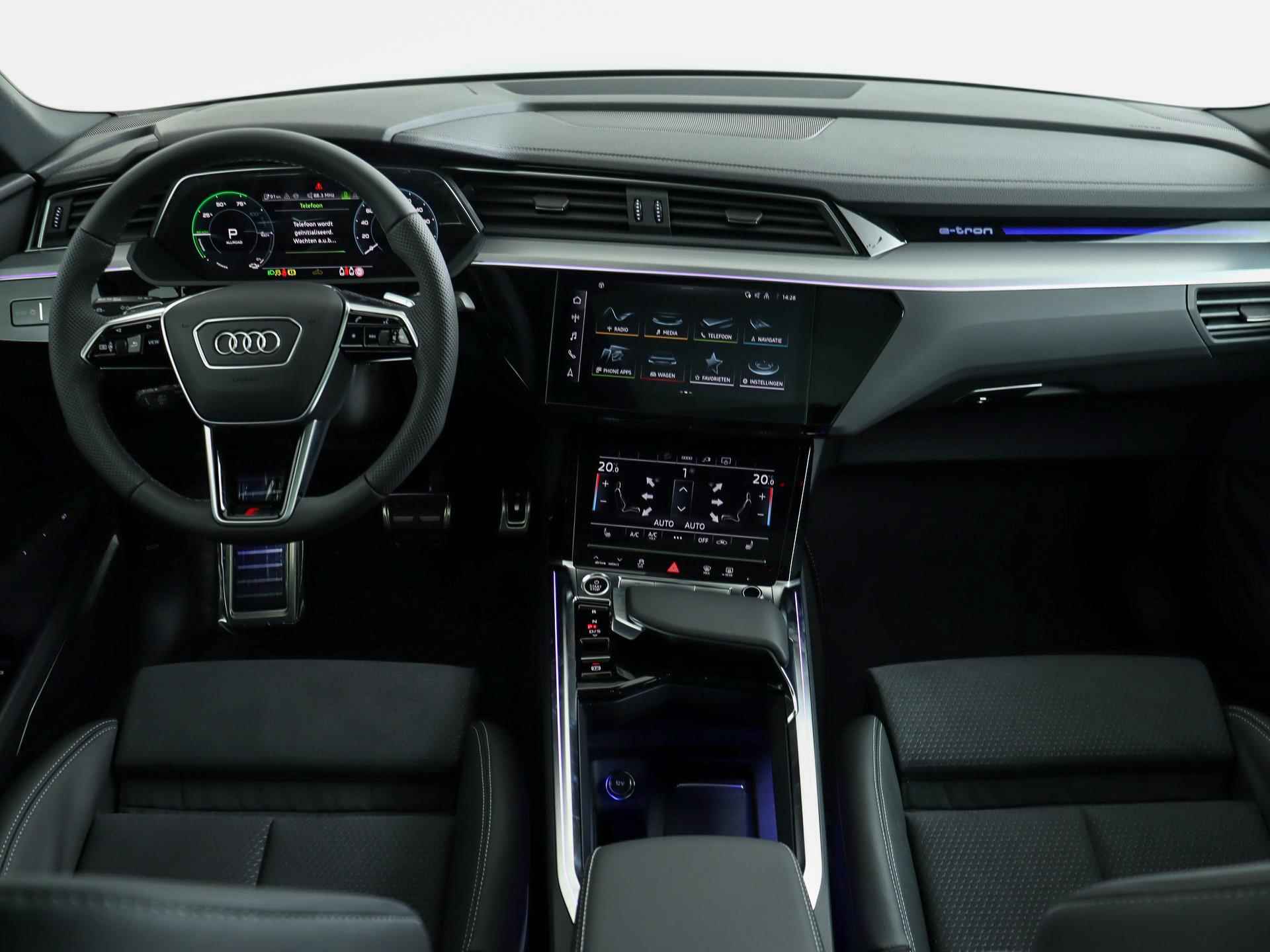 Audi Q8 Sportback e-tron 55 quattro S Edition 115 kWh | Panoramadak | Camera | LED | Adaptive Cruise | Stoelverwarming | Navigatie | - 3/46