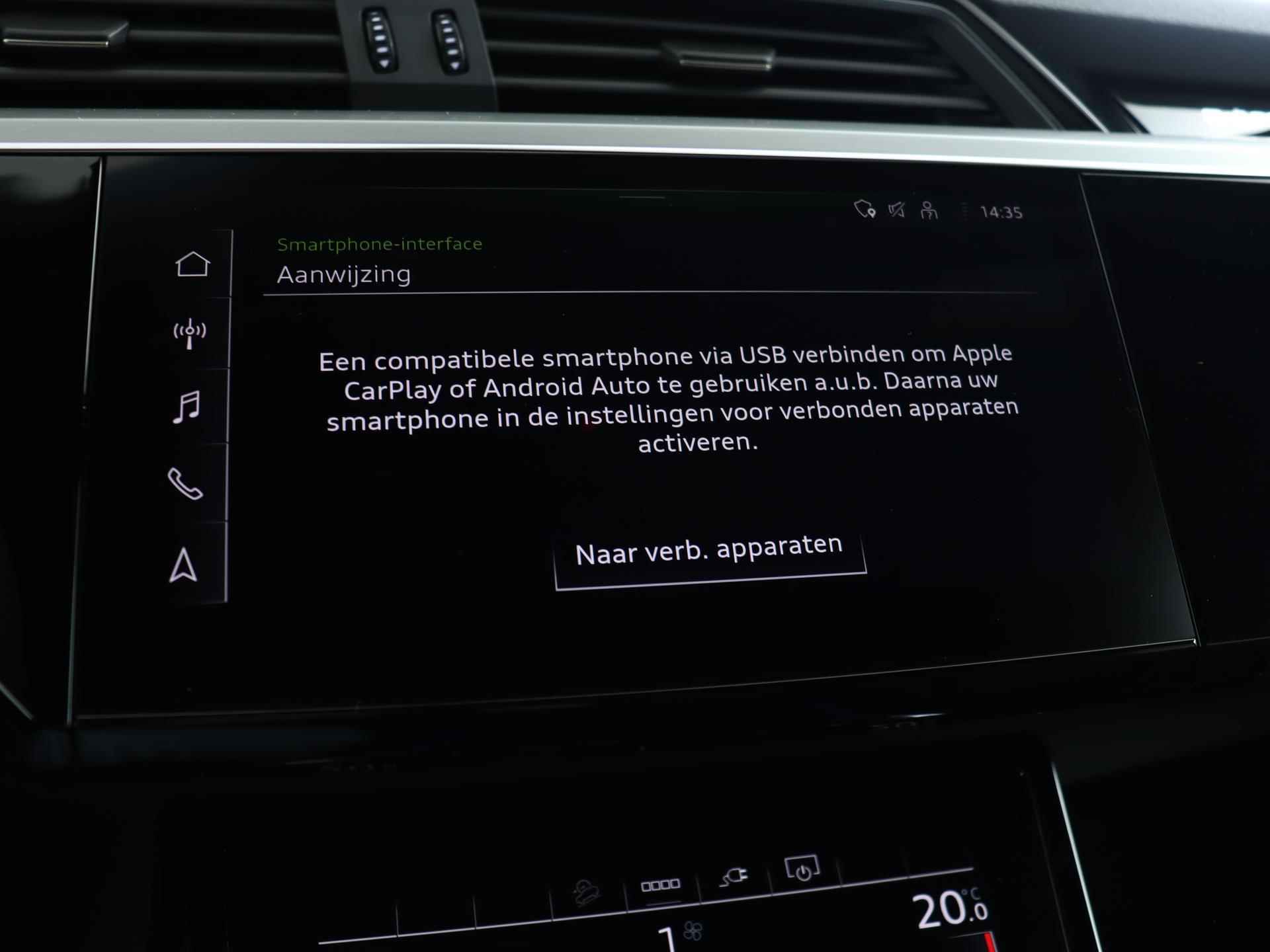 Audi Q8 Sportback e-tron 55 quattro S Edition 115 kWh | Panoramadak | Camera | LED | Adaptive Cruise | Stoelverwarming | Navigatie | - 36/46