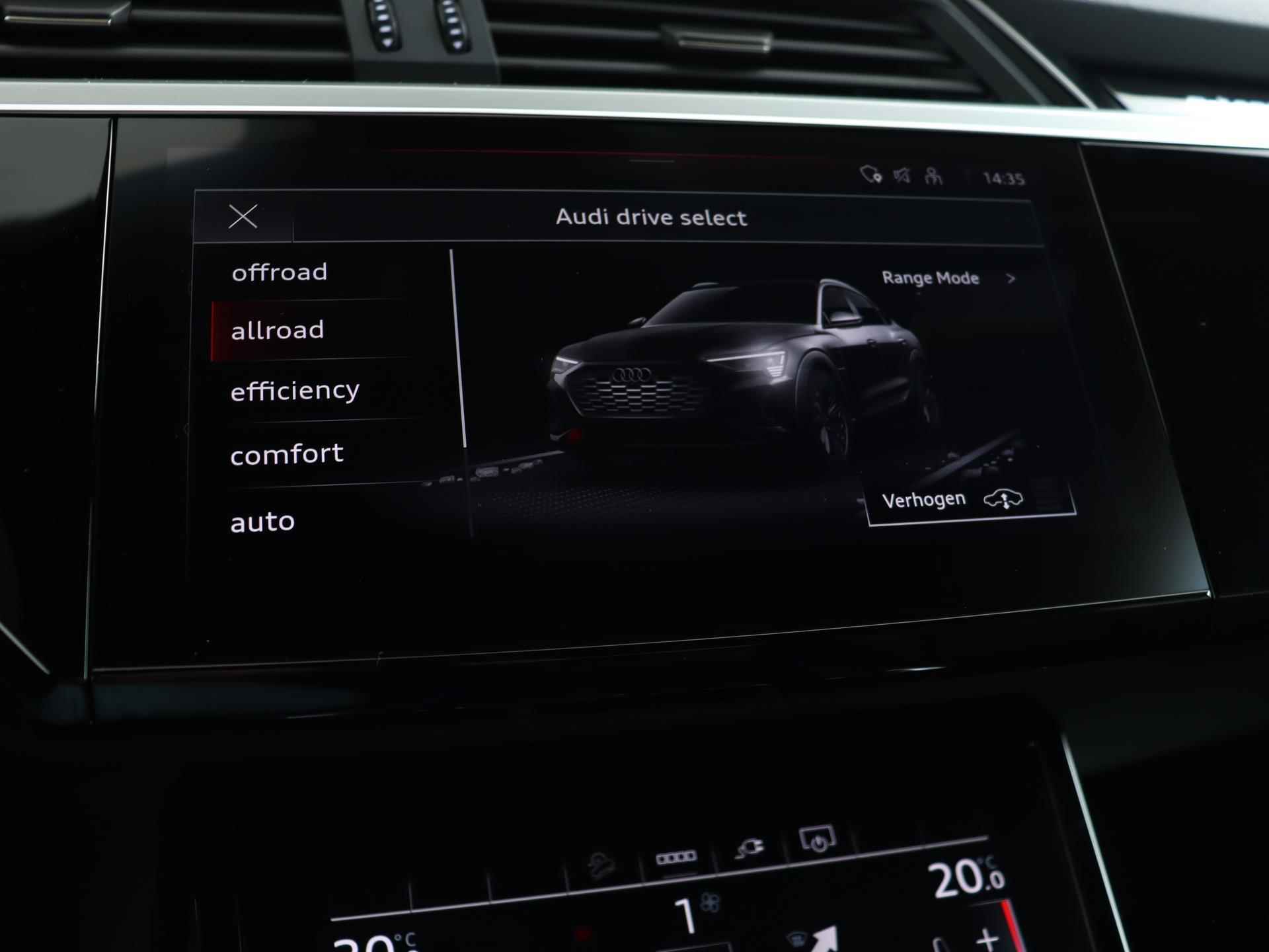 Audi Q8 Sportback e-tron 55 quattro S Edition 115 kWh | Panoramadak | Camera | LED | Adaptive Cruise | Stoelverwarming | Navigatie | - 41/46