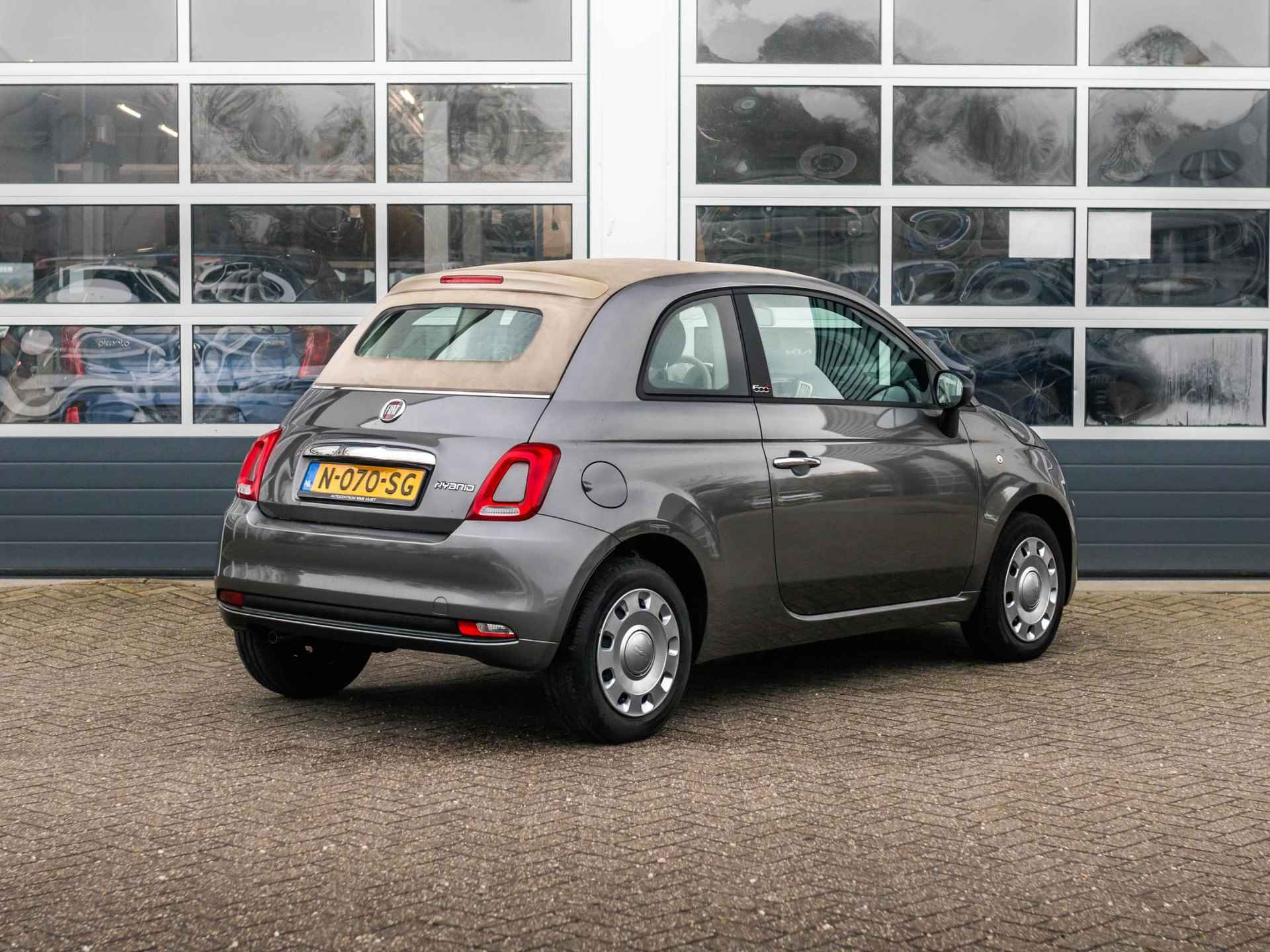 Fiat 500 C 1.0 Hybrid Cult | Airco | Zeer weinig km! | - 5/24