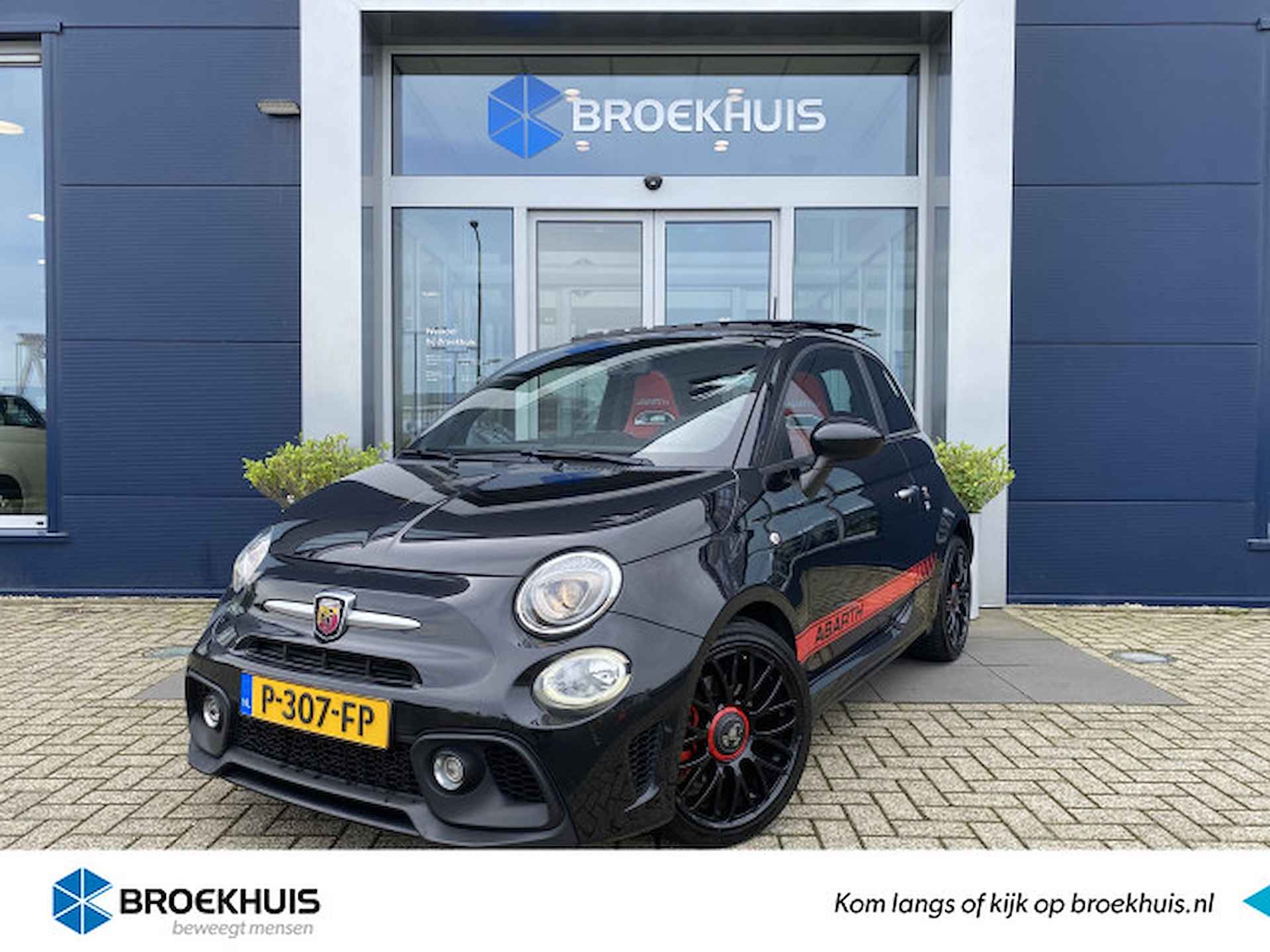 Abarth 595 1.4-16V | Airco | Schuif/kanteldak | Parkeersensoren achter | Leder | Bluetooth - 1/38