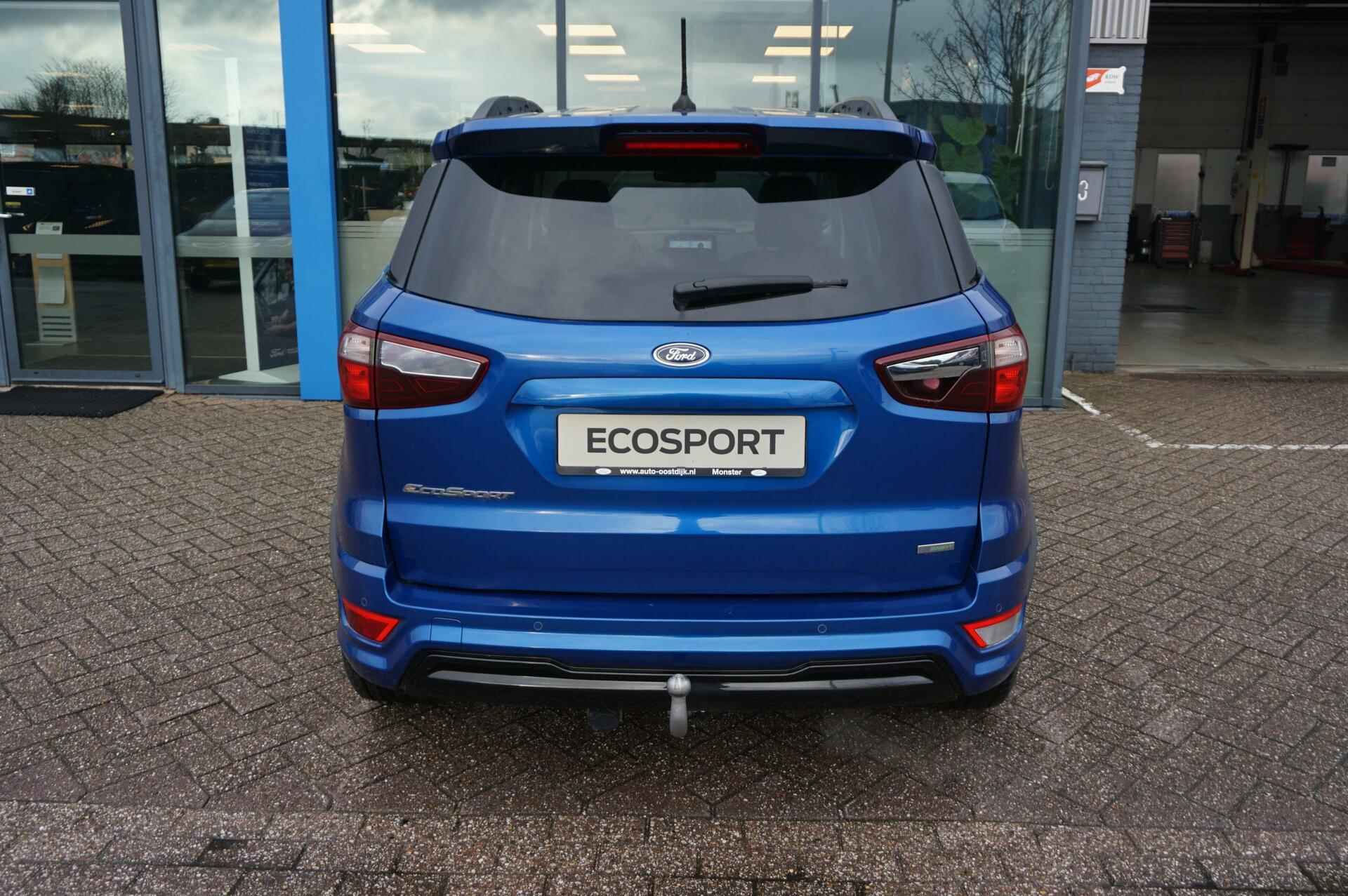 Ford EcoSport 1.0 EcoBoost ST-Line 125PK Automaat Winterpack Cruise Climate Carplay Afneembare Trekhaak Parkeersensoren B&O Privacy Glass *Sportief* - 7/21