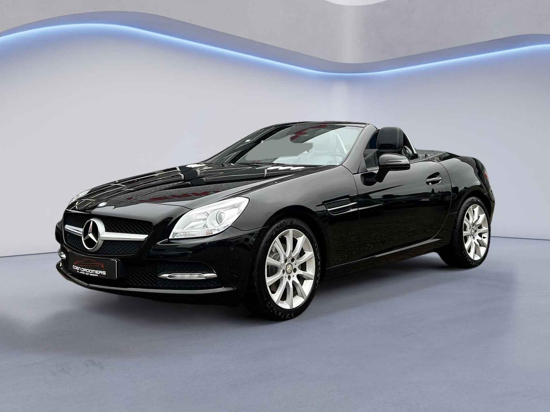 Mercedes-Benz SLK-klasse 200 Automaat / Cruise Control/ Stoel en nekverwarming / Navi / Sportonderstel / Licht & regensensor / Vol leder / - 3/37