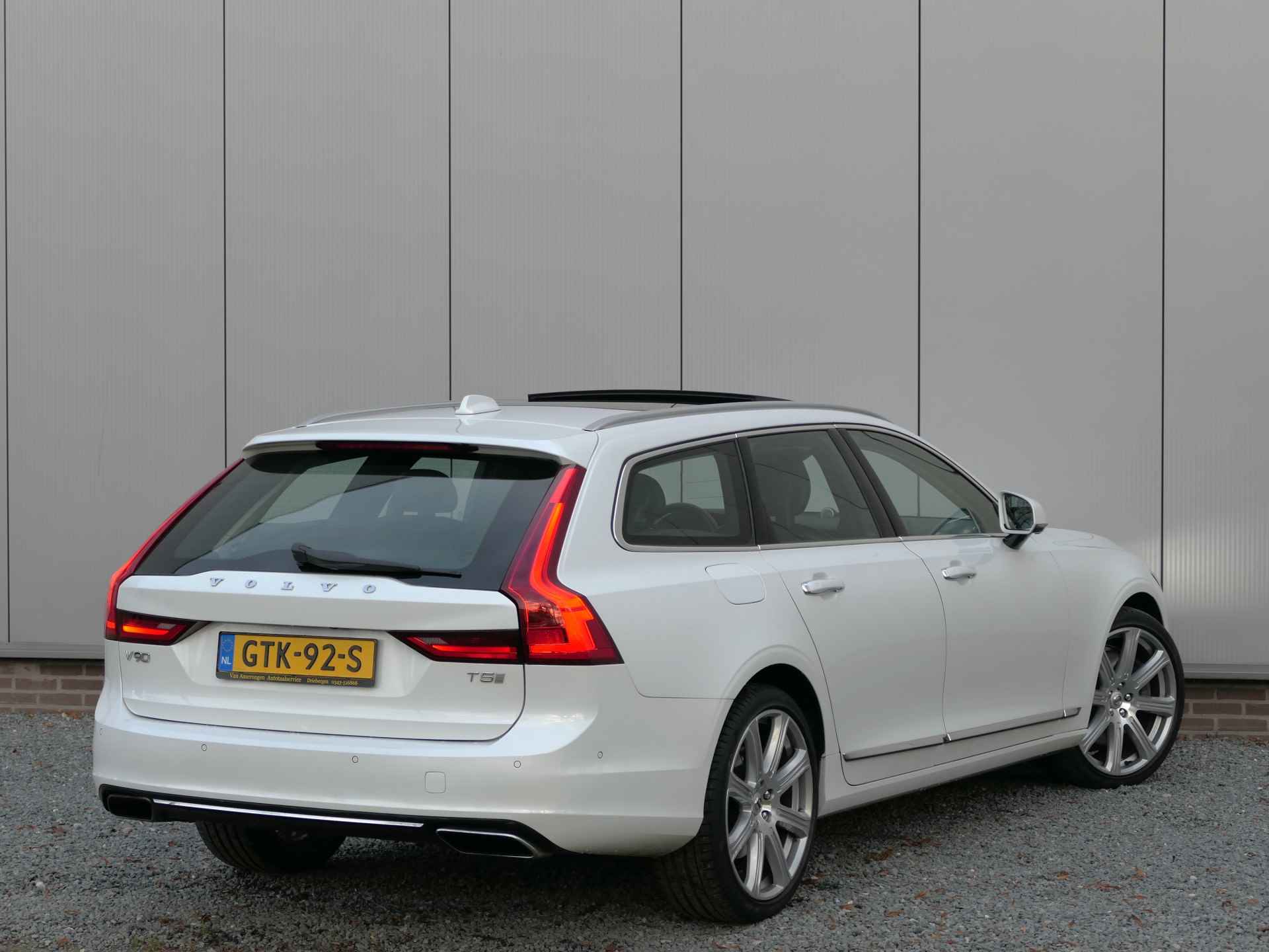 Volvo V90 T5 AUT Inscription Panoramadak / Bowers & Wilkins / 360° / Four-C / HUD / Apple CarPlay - 3/23