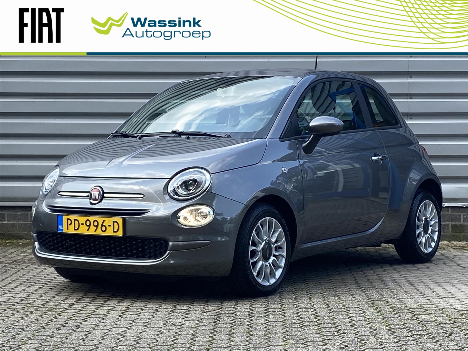 Fiat 500 80pk Turbo PopStar | Airco | 15'' lichtmetalen velgen |