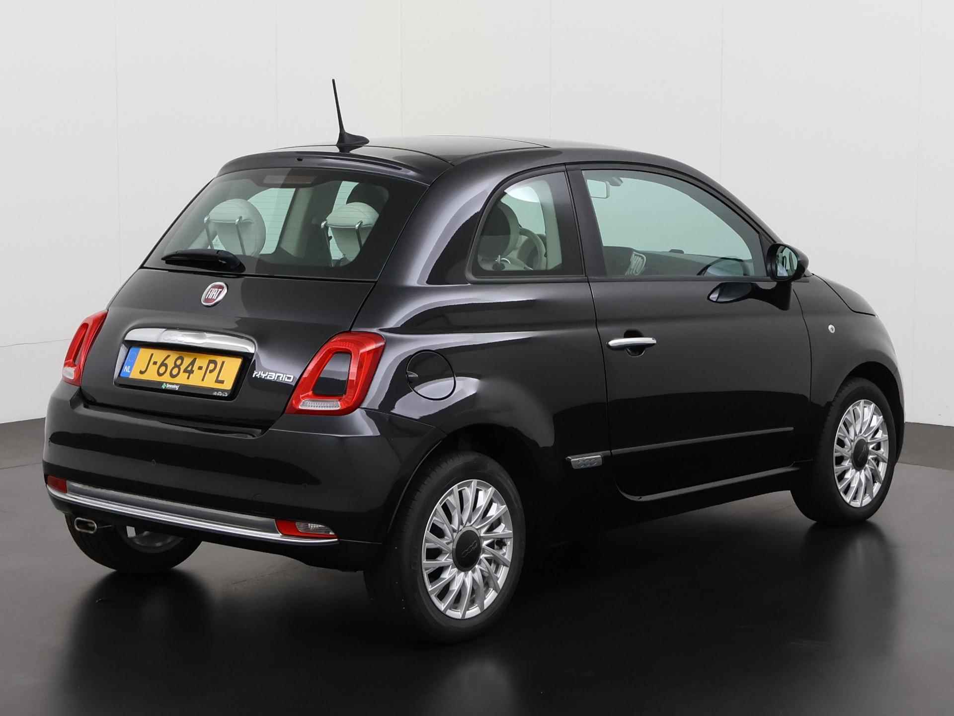 Fiat 500 1.0 Hybrid Lounge | Panoramadak | Apple/Android Carplay | Lichtmetalen Velgen | Zondag Open! - 4/33