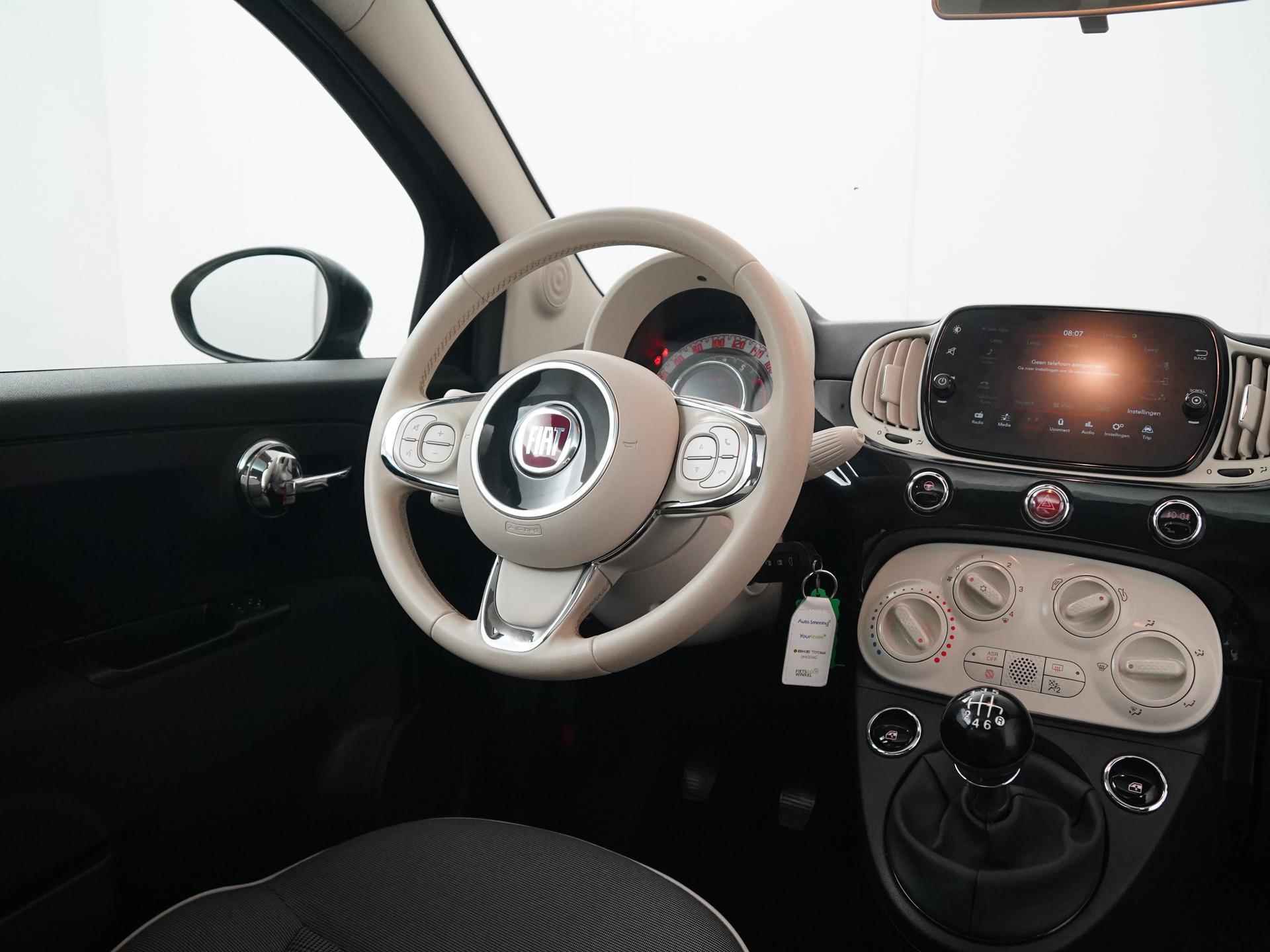 Fiat 500 1.0 Hybrid Lounge | Panoramadak | Apple/Android Carplay | Lichtmetalen Velgen | Zondag Open! - 5/33