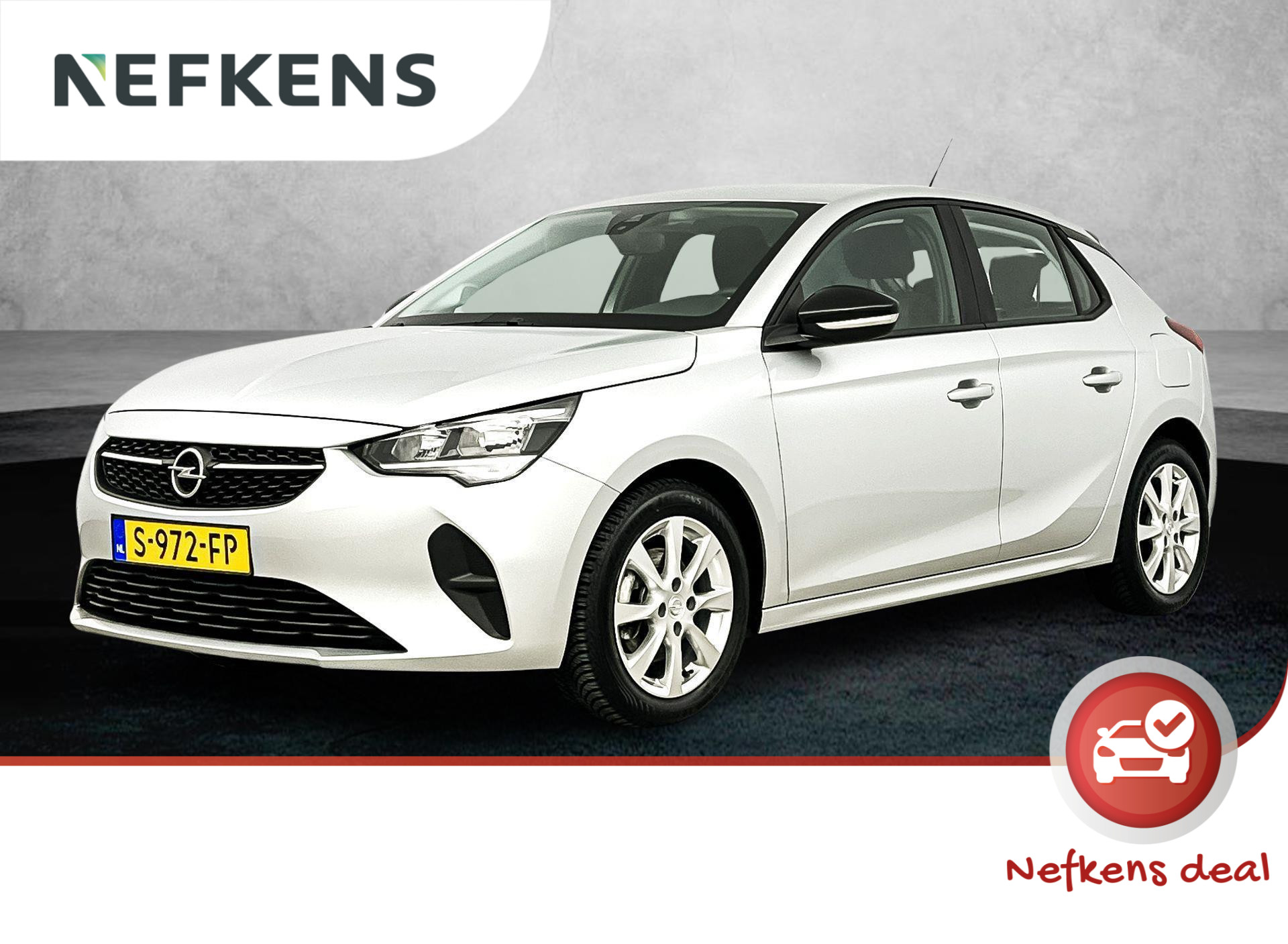 Opel Corsa Edition 100pk | Navigatie | Elektrische Ramen Achter | Stuur Verwarmd | Licht Metalen Velgen 16"| Parkeersensoren Achter bij viaBOVAG.nl