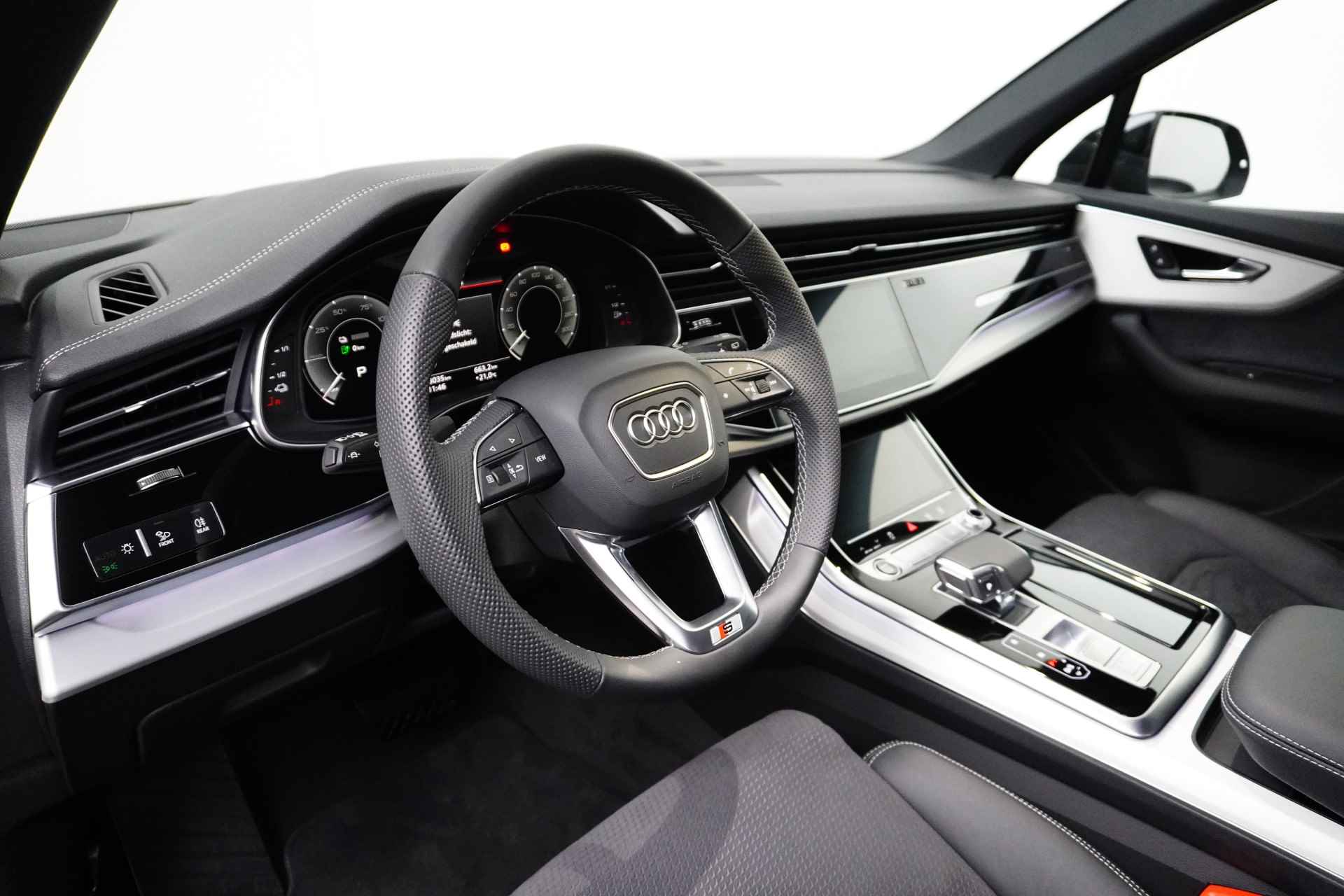 Audi Q7 60 TFSI e 462PK Quattro Pro Line S Competition | 22 INCH | TREKHAAK | AUTO A. KLEP | NAVIGATIE | CAMERA - 17/32