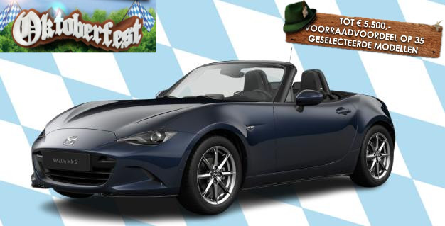 Mazda MX-5 1.5 SkyActiv-G 132 Exclusive-Line | EUR 5.500,- OKTOBERFEST VOORDEEL