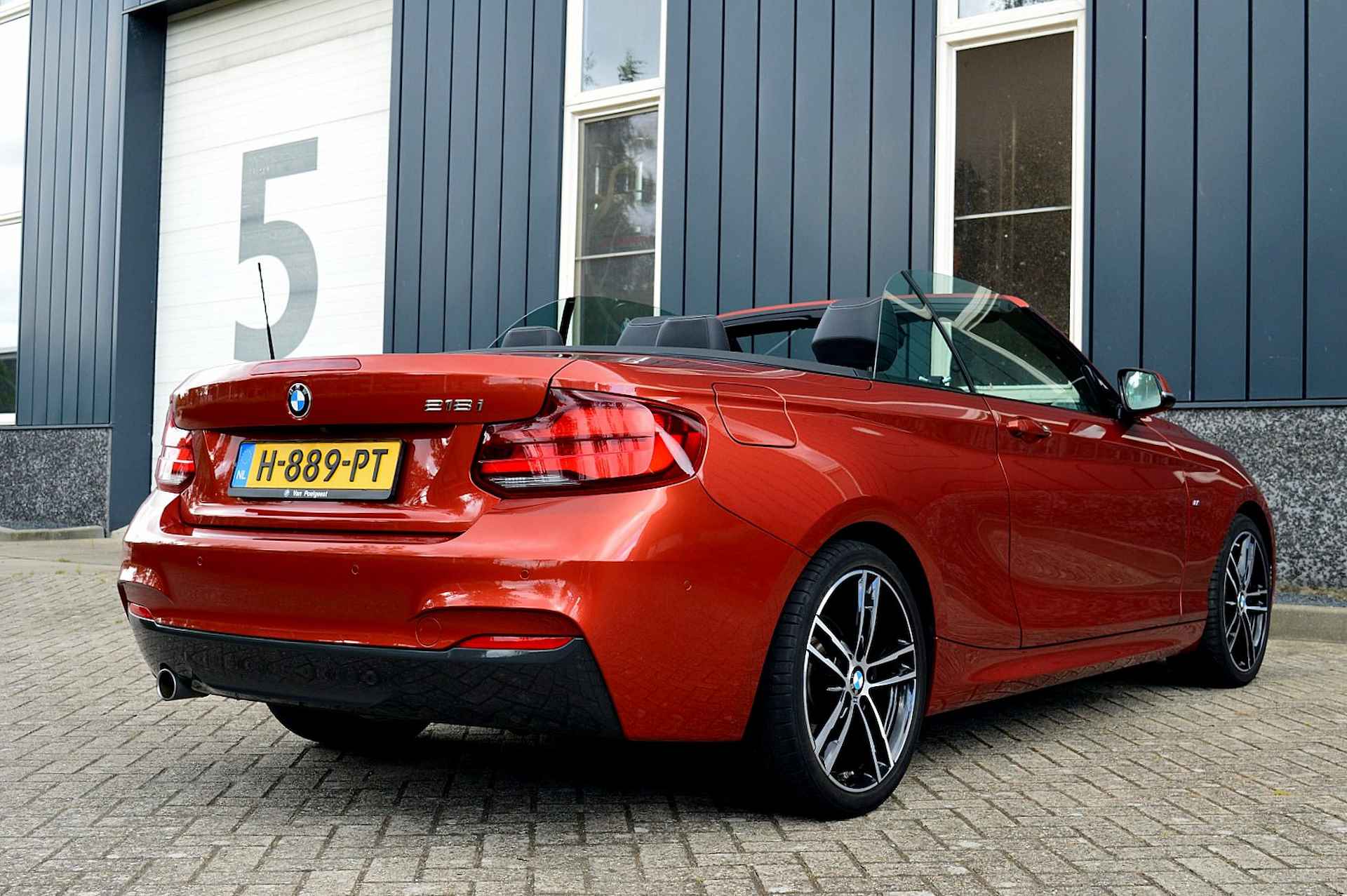 BMW 2 Serie Cabrio 218i M-Sport High Executive Edition Rijklaarprijs-Garantie Navigatie Leder Sport interieur led camera windscherm - 5/40