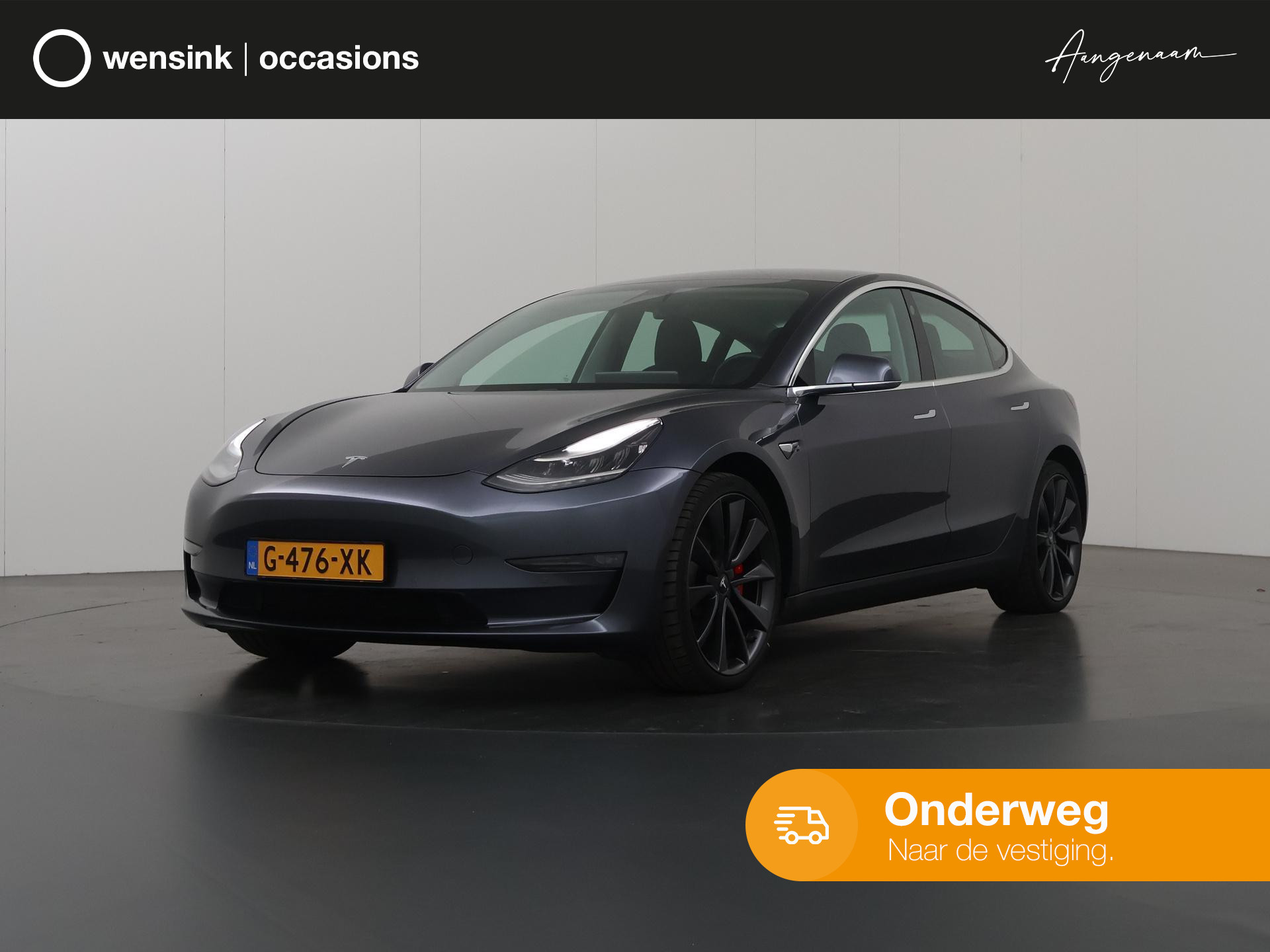 Tesla Model 3 Performance AWD 75 kWh | Panoramadak | Lederen Interieur | Adaptieve CruiseControl | LED | Camera | Lichtmetalen velgen | 462pk |