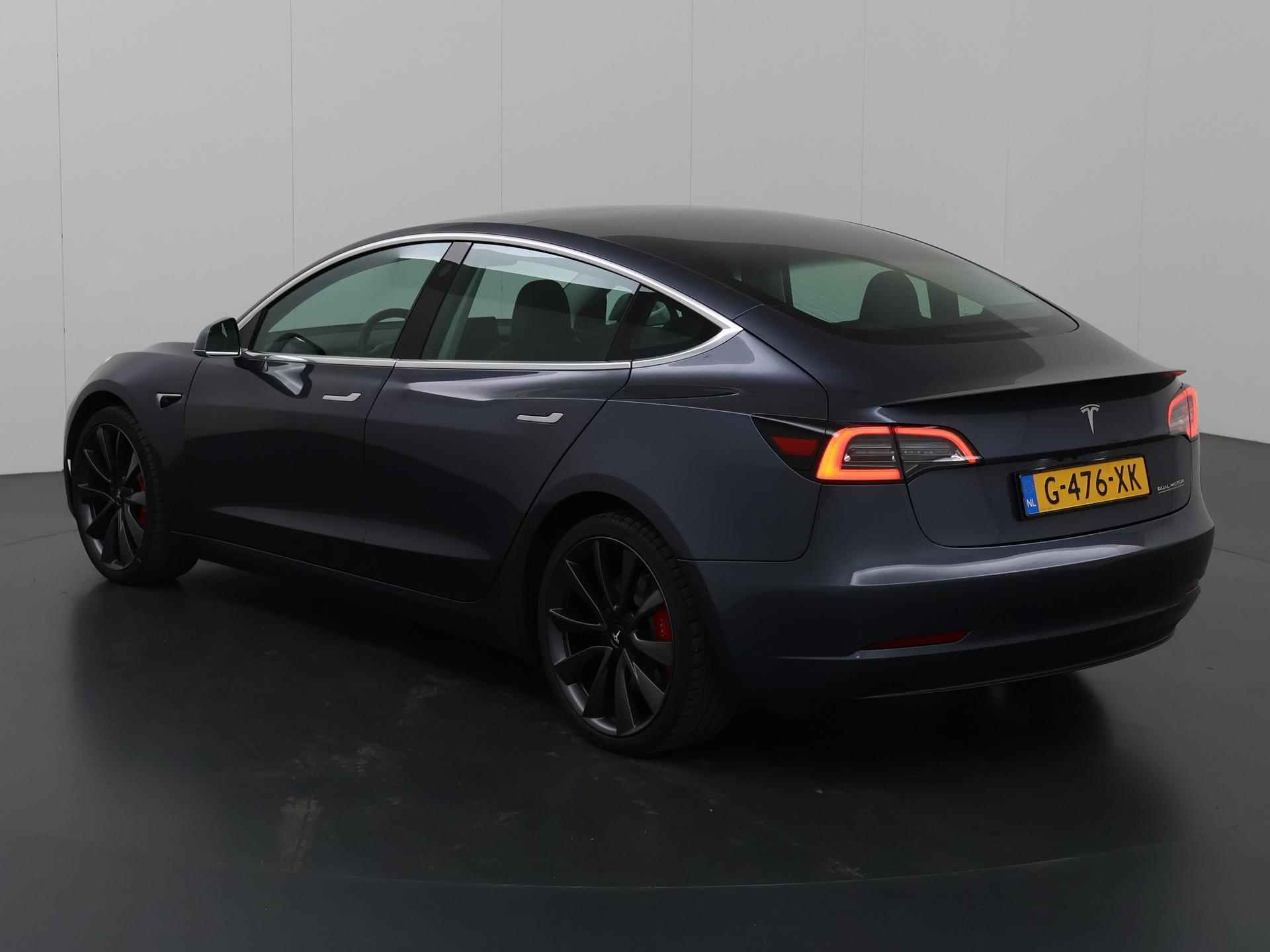 Tesla Model 3 Performance AWD 75 kWh | Panoramadak | Lederen Interieur | Adaptieve CruiseControl | LED | Camera | Lichtmetalen velgen | 462pk | - 23/35