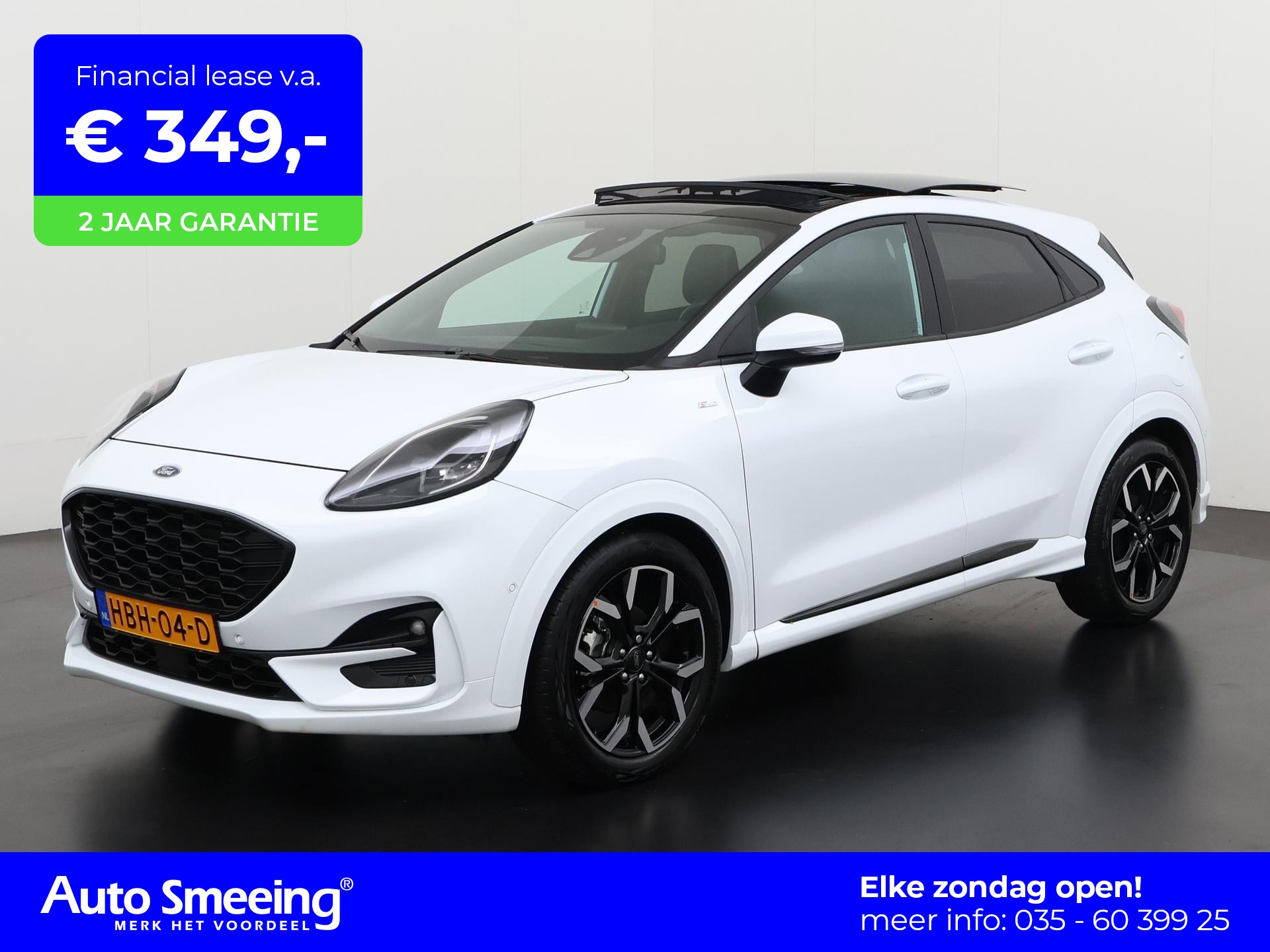 Ford Puma 1.0 EcoBoost Hybrid ST-Line X | Panoramadak | Leder/Alcantara | Camera | B&O Audio | Zondag Open!