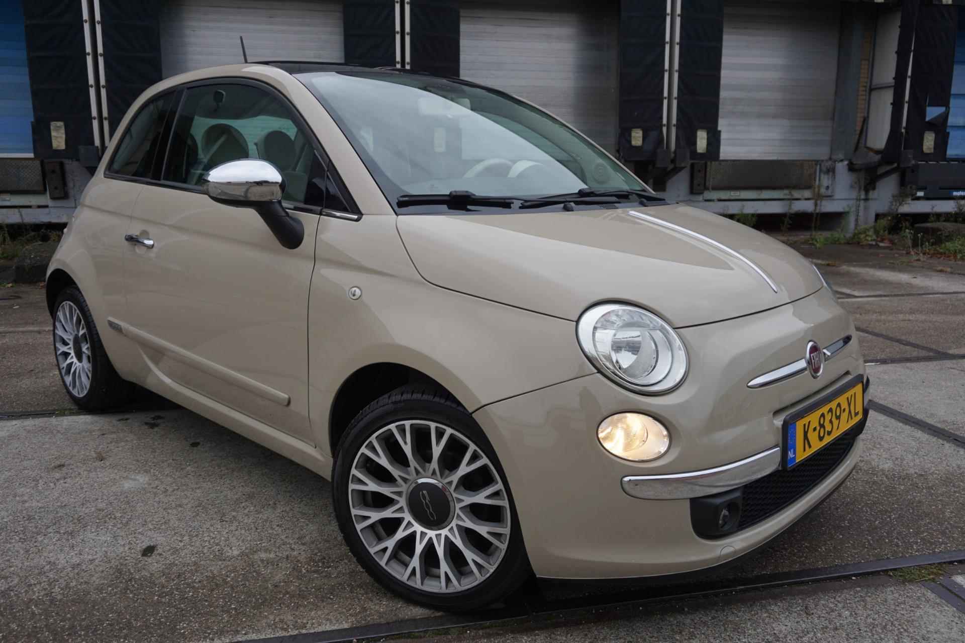 Fiat 500 1.2 Lounge * PANO * Airco * Leer * LM Velgen * - 3/24