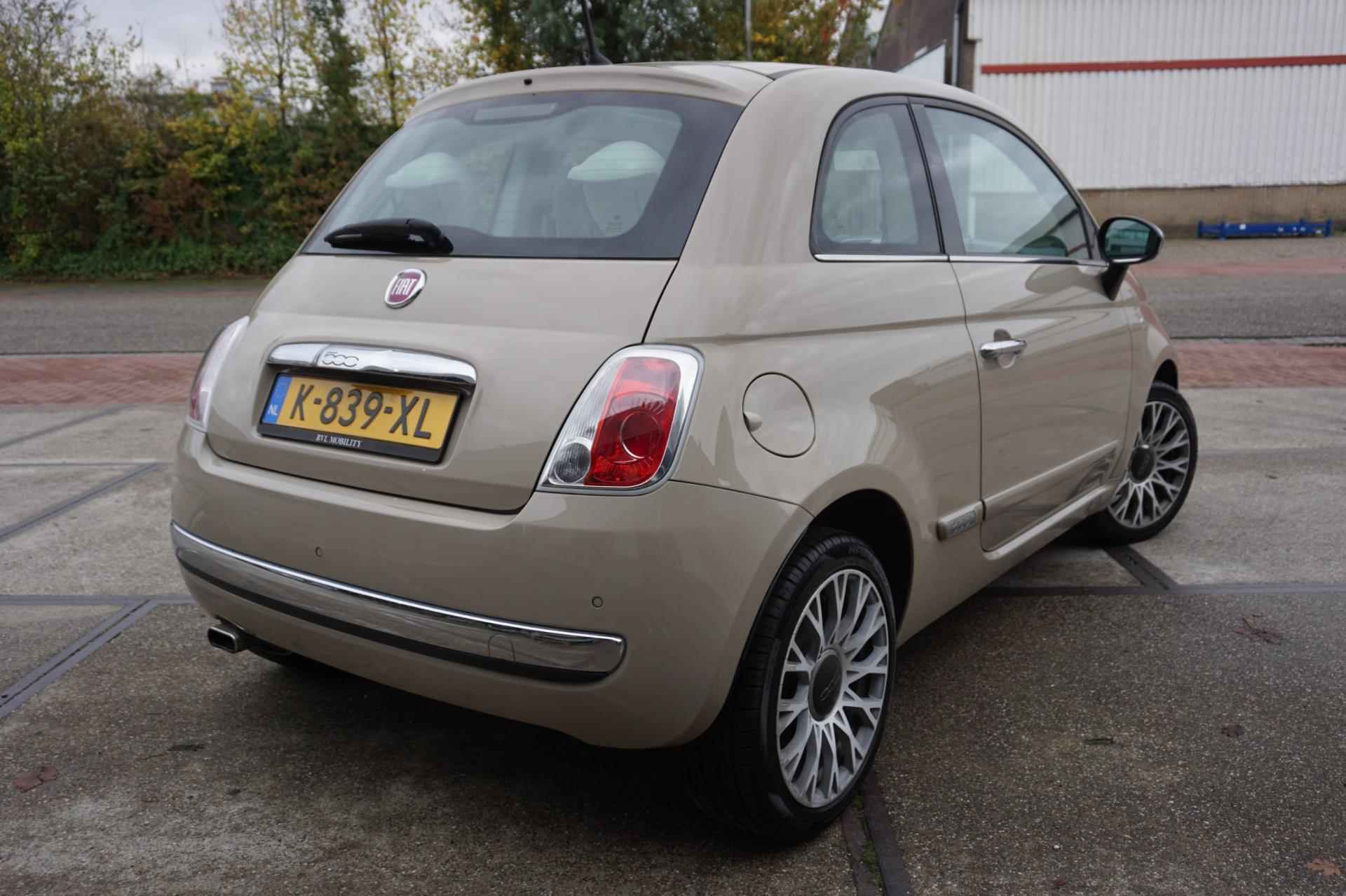 Fiat 500 1.2 Lounge * PANO * Airco * Leer * LM Velgen * - 5/24