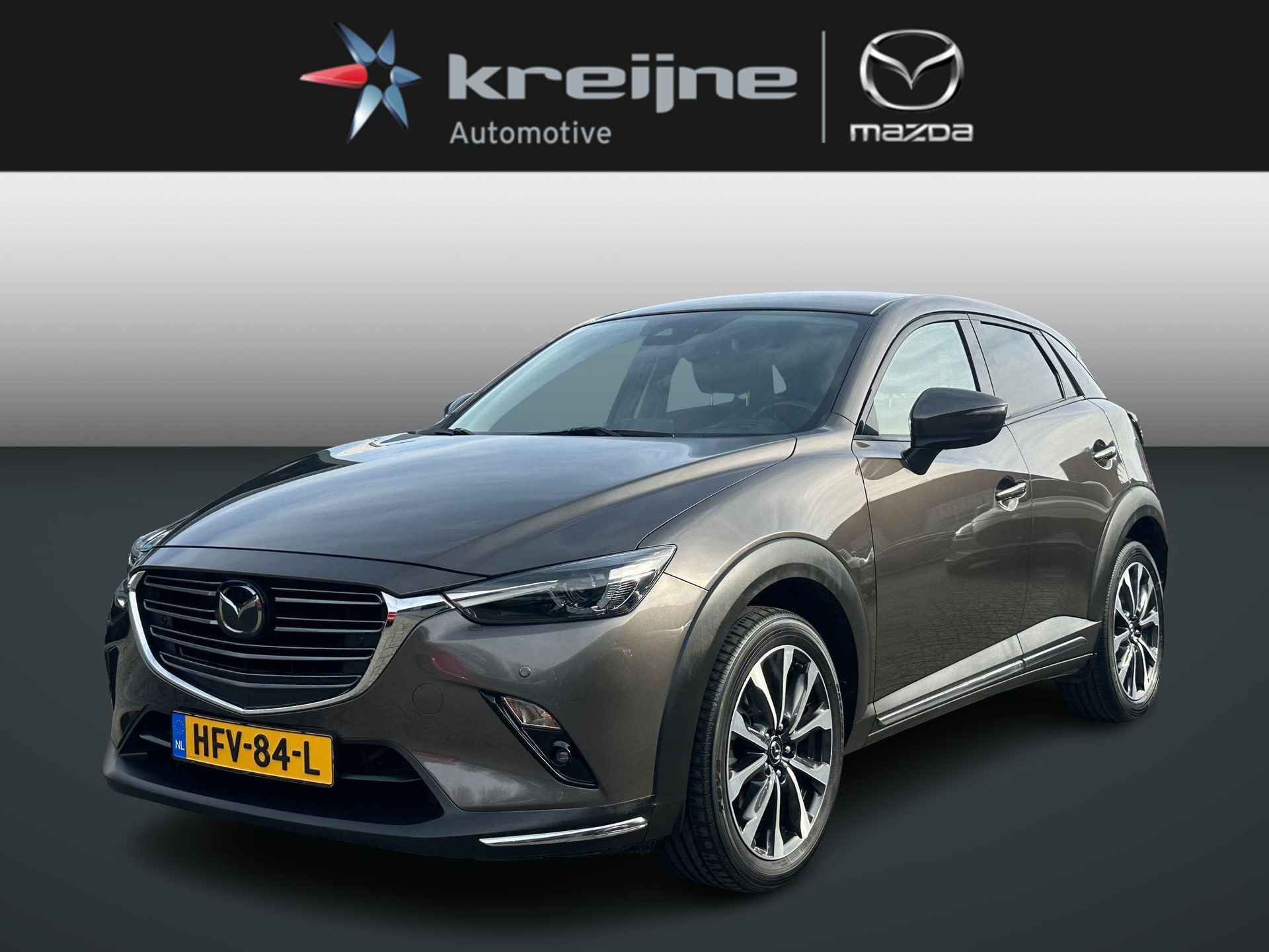 Mazda CX-3 2.0 SkyActiv-G 120 GT-M | Leer Pakket | Adaptive Cruise Control | Camera | Navi | Head Up Display | Rijklaarprijs!