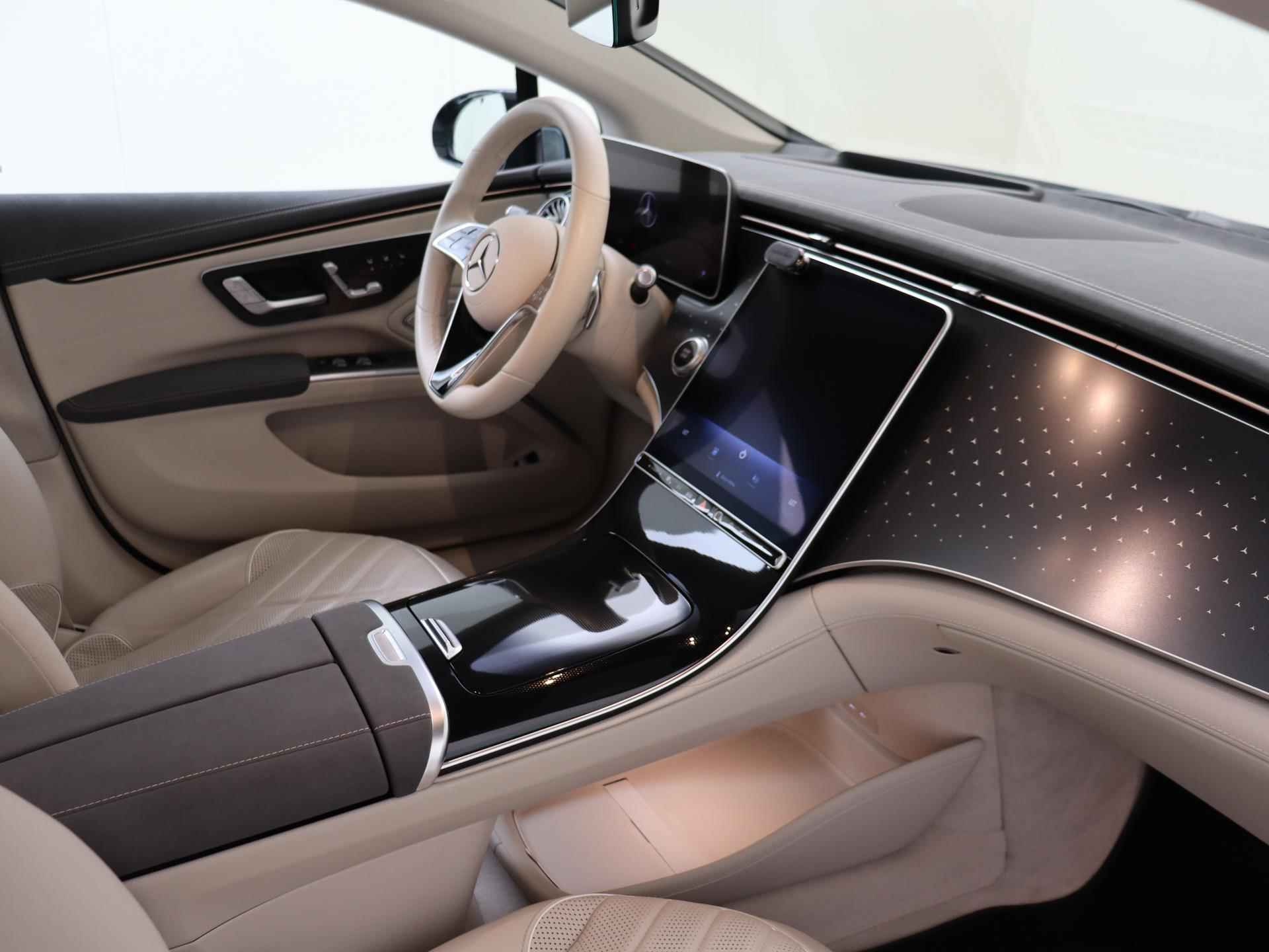 Mercedes-Benz EQS 450+ AMG Line 108 kWh /AMG /Panoramadak / Night pakket/ Memory stoelen - 10/34