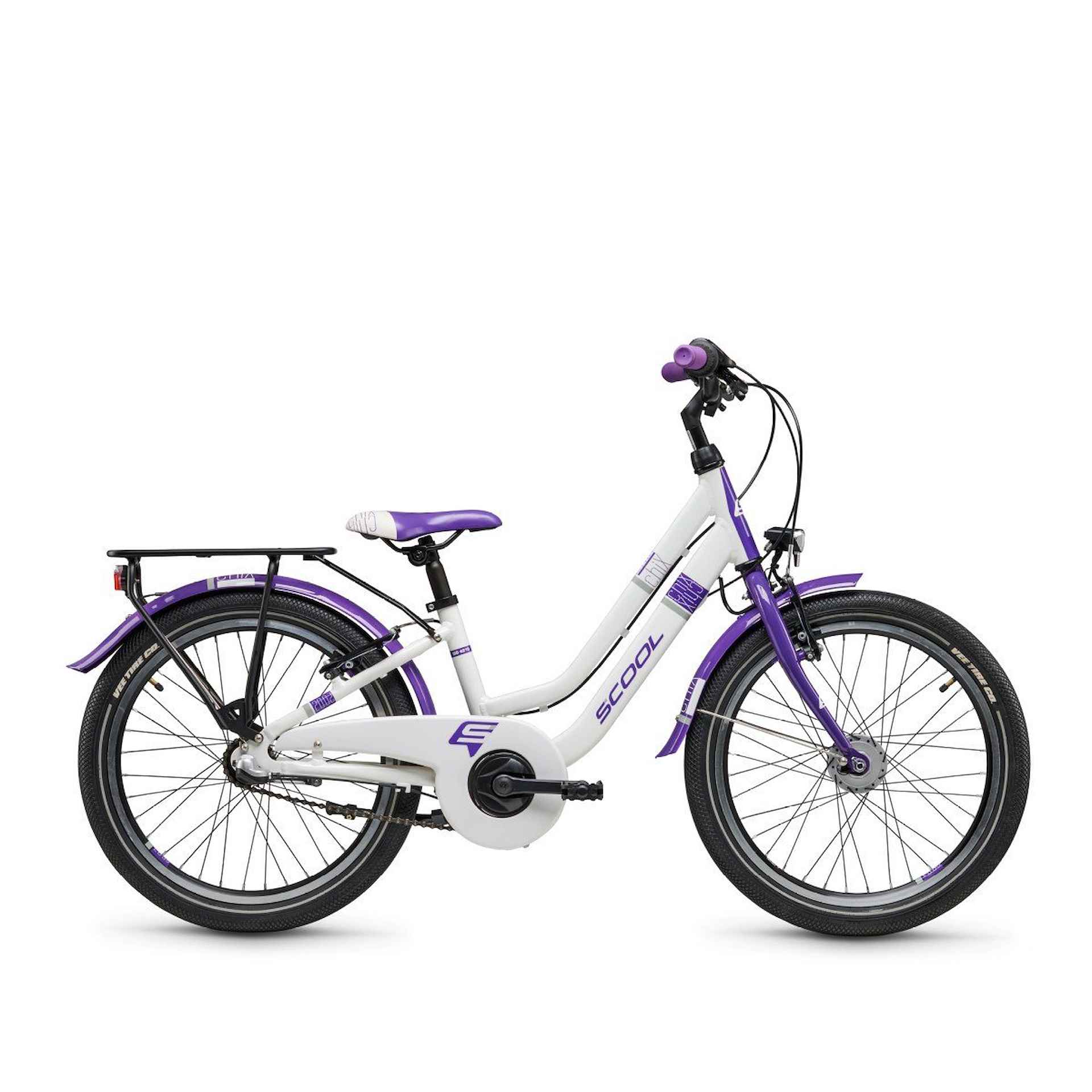 Scool chiX twin 20 Inch 3-Speed Meisjes White/Purple 20 inch 2024 - 1/1