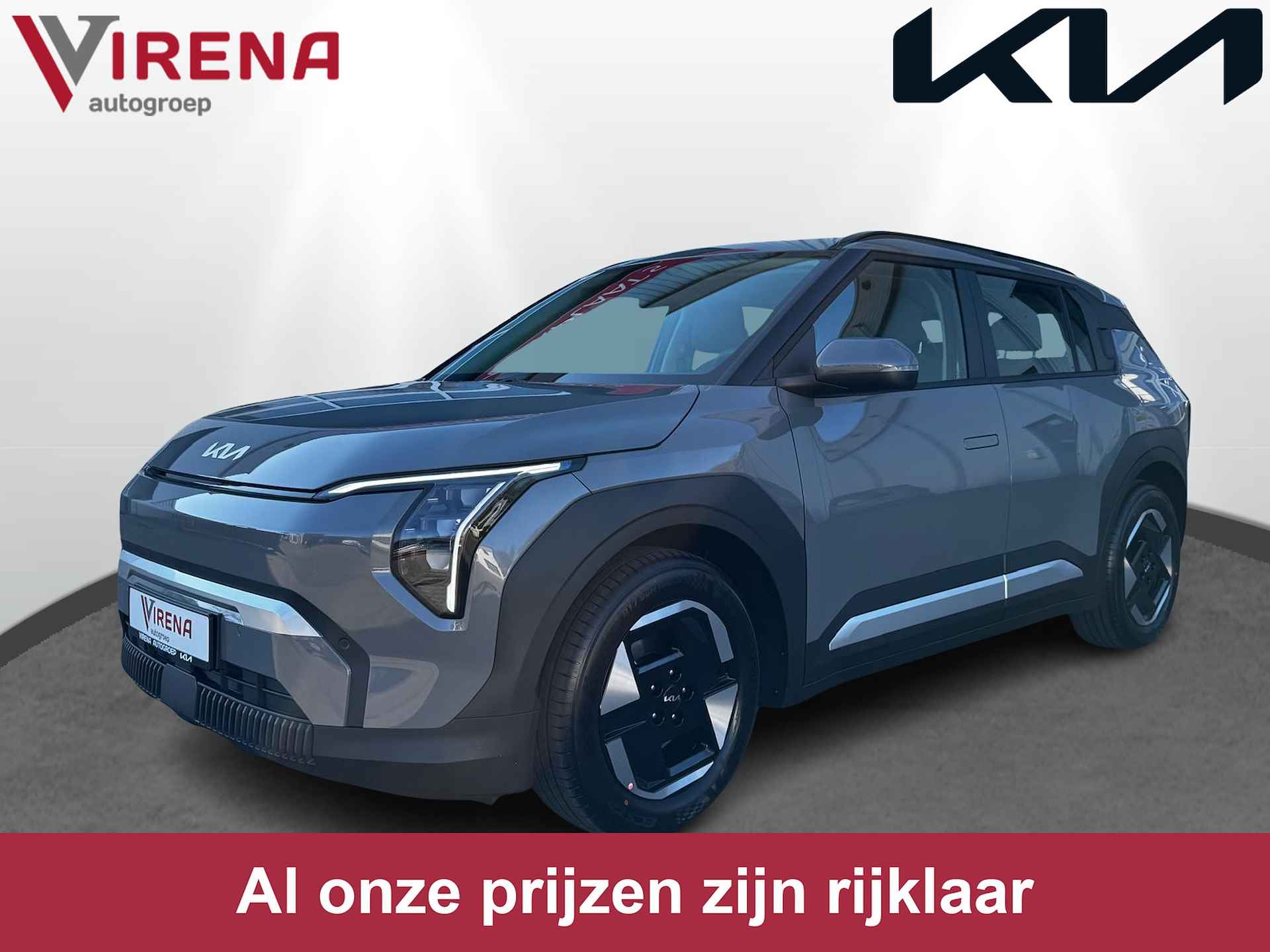 Kia EV3 Air 58.3 kWh - €3.000 INRUILPREMIE - Direct leverbaar - Navigatie - Cruise Control - Airco - Keyless - Fabrieksgarantie tot 03-2032