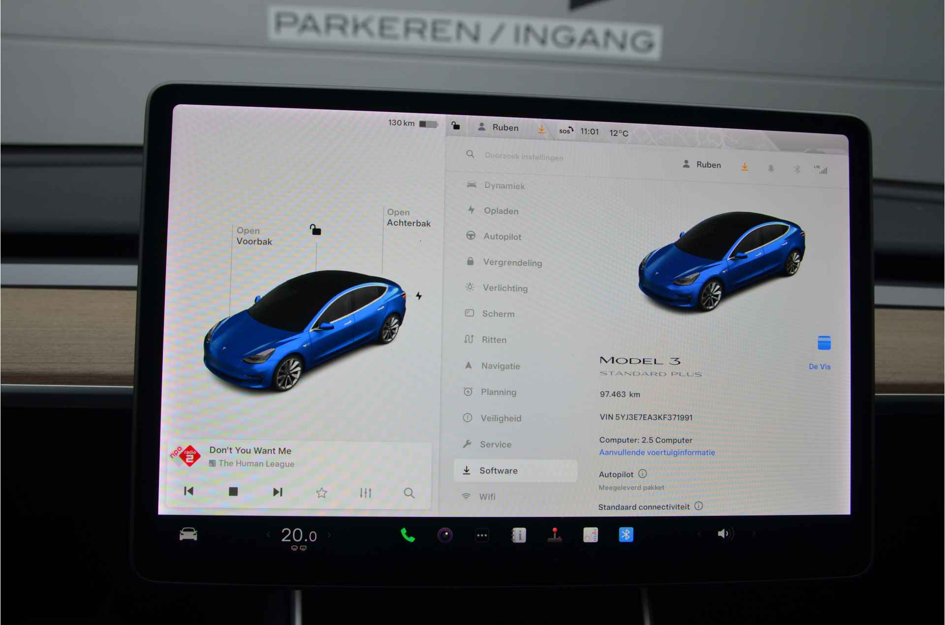 Tesla Model 3 Standard RWD Plus 60 kWh Trekhaak, AutoPilot, 19", incl. BTW - 19/29