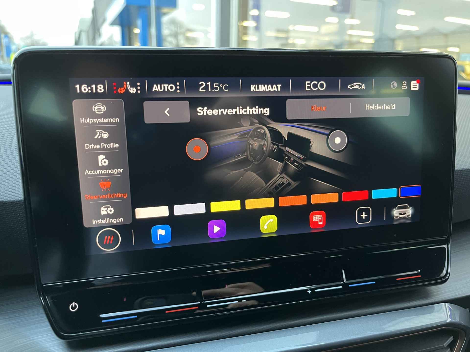 CUPRA Leon Sportstourer 1.4 e-Hybrid VZ Performance / AUTOMAAT/ 245 PK/ PANO/ CAMERA/ PARK. SENSOREN/ MATRIX/ DODE HOEK/ DCC/ KEYLESS/ STOEL-STUURVERWARM./ ADAPT. CRUISE/ APP CONNECT/ NAVI/ CLIMA/ DAB/ 19" LMV - 37/61