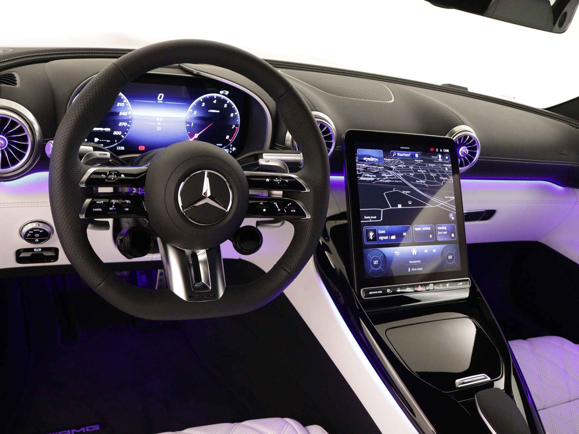 Mercedes-Benz SL-Klasse Roadster 43 | V8 Stylingpakket exterieur | AMG High Performance remsysteem | Veiligheidsgordels nevagrijs | AMG Nightpakket |  Remklauwen zilver | ENERGIZING-pakket plus | Memorypakket | Burmester Surround Sound systeem | - 5/42