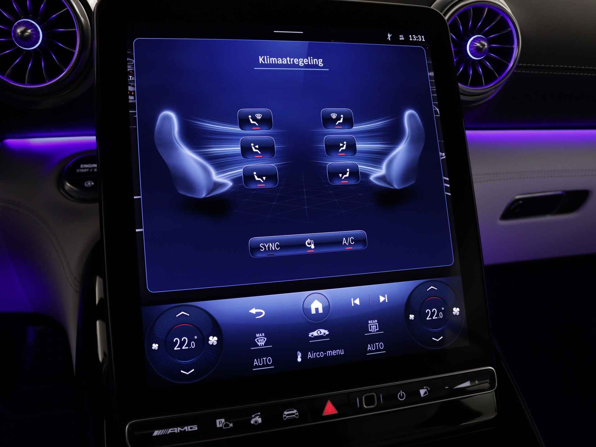 Mercedes-Benz SL-Klasse Roadster 43 | V8 Stylingpakket exterieur | AMG High Performance remsysteem | Veiligheidsgordels nevagrijs | AMG Nightpakket |  Remklauwen zilver | ENERGIZING-pakket plus | Memorypakket | Burmester Surround Sound systeem | - 10/42