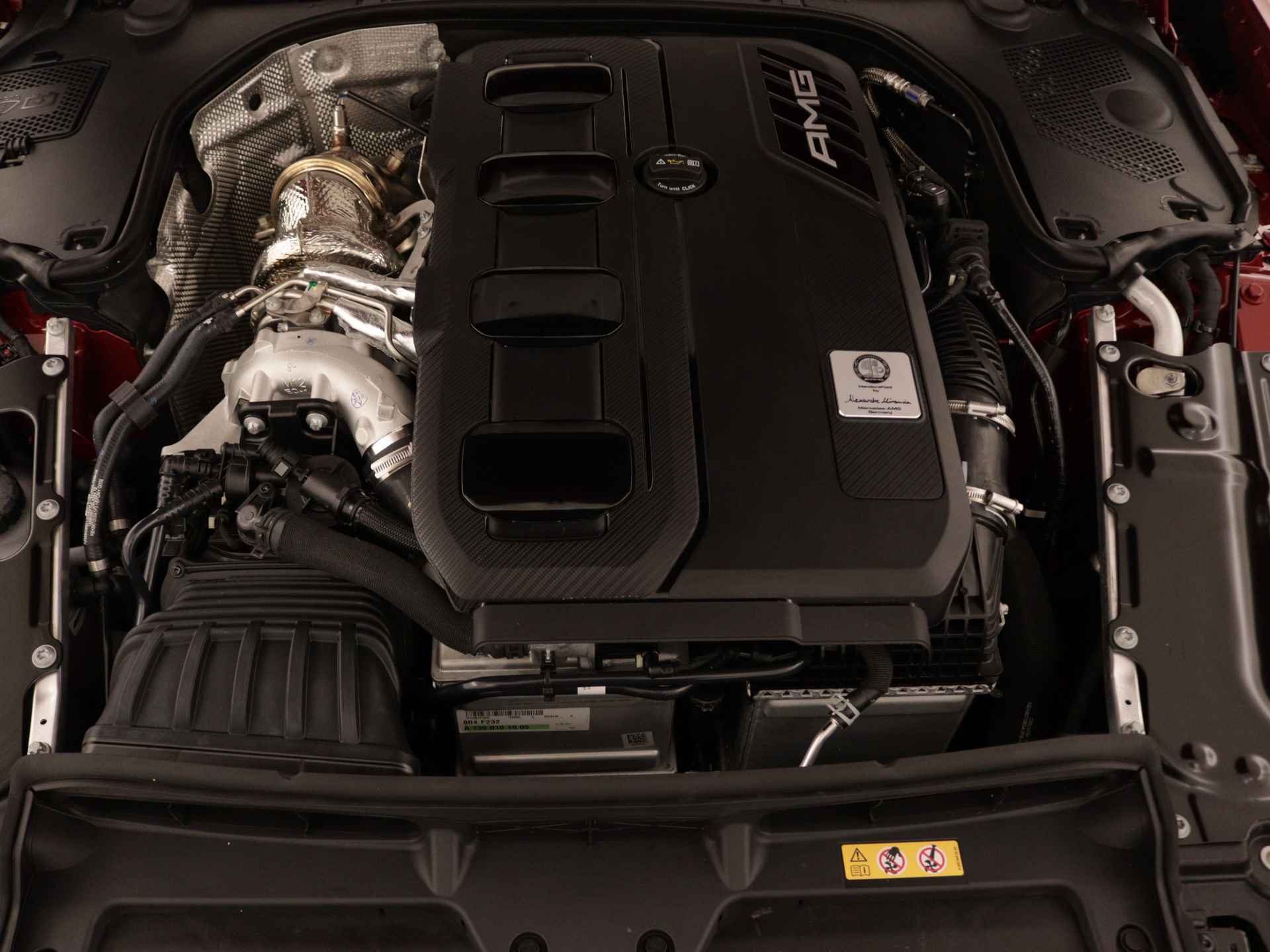 Mercedes-Benz SL-Klasse Roadster 43 | V8 Stylingpakket exterieur | AMG High Performance remsysteem | Veiligheidsgordels nevagrijs | AMG Nightpakket |  Remklauwen zilver | ENERGIZING-pakket plus | Memorypakket | Burmester Surround Sound systeem | - 34/42