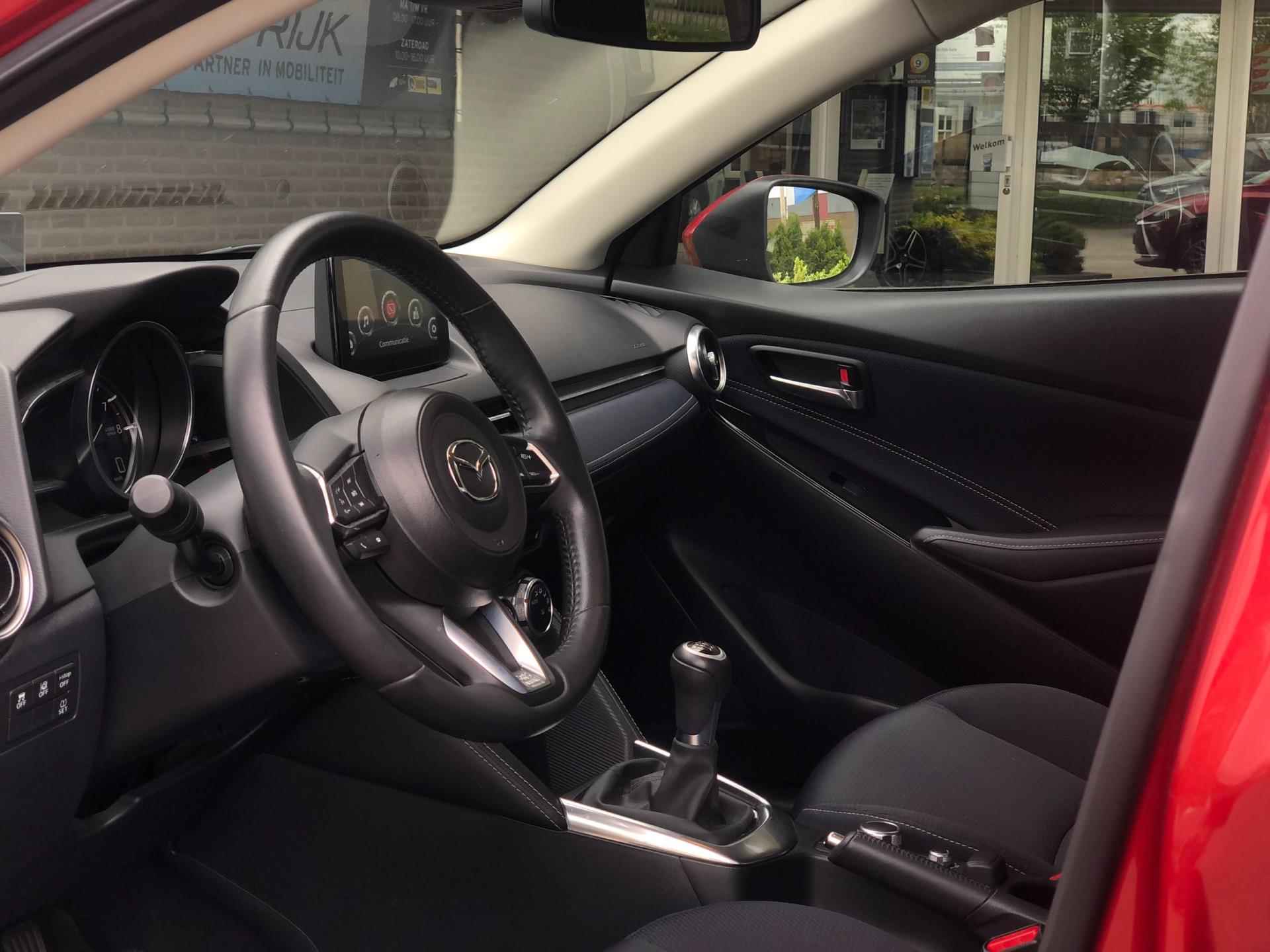 Mazda 2 1.5 Skyactiv-G Luxury | Navi, Cruise, Stoel+Stuurvrw., Camera, Head-Up, Carplay/Android | NAP | - 9/43