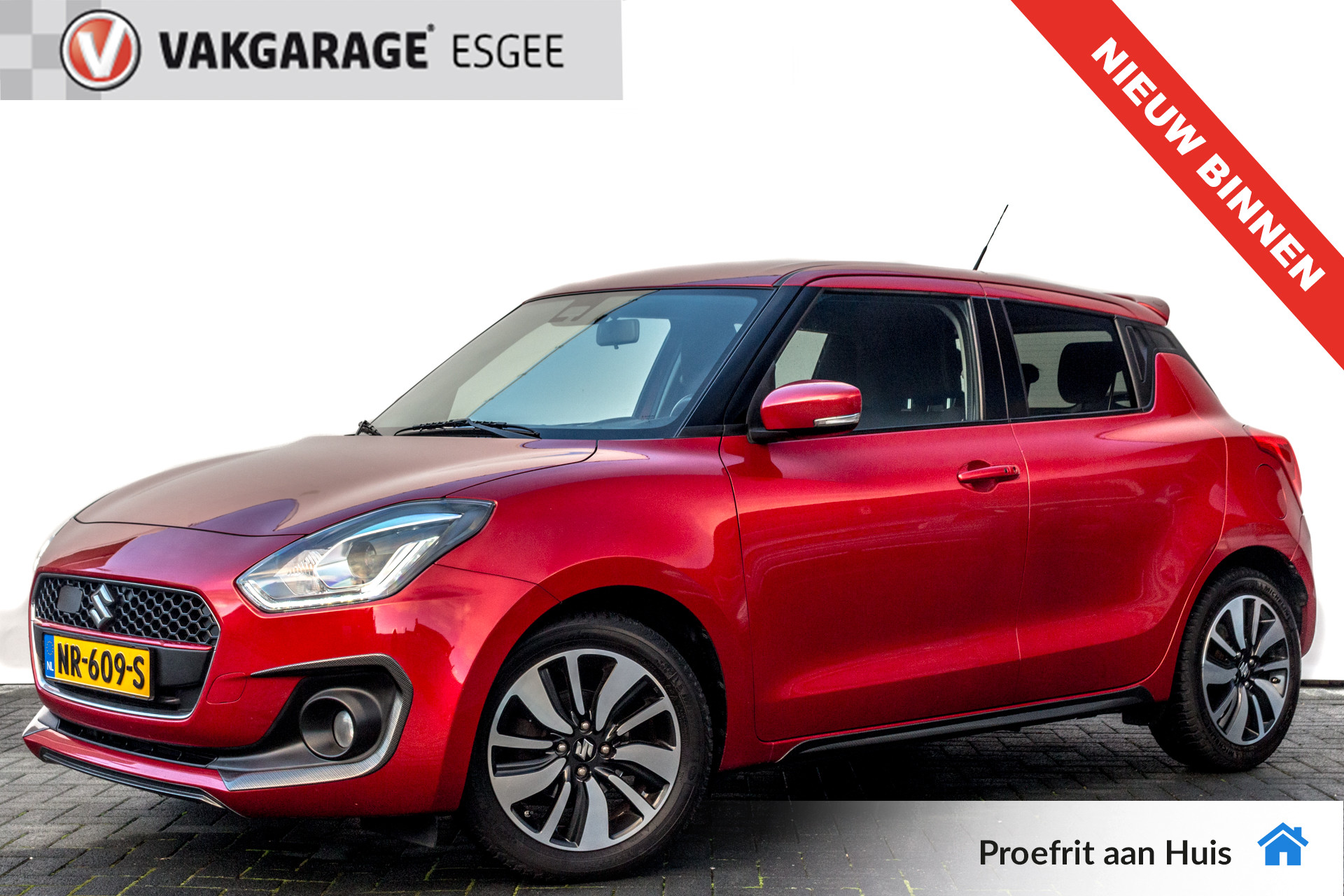 Suzuki Swift 1.0 112 PK Stijl Smart Hybrid RIJKLAAR. | Clima | 16 inch Lmv | Cr control | Navigatie | ST Verwarming |