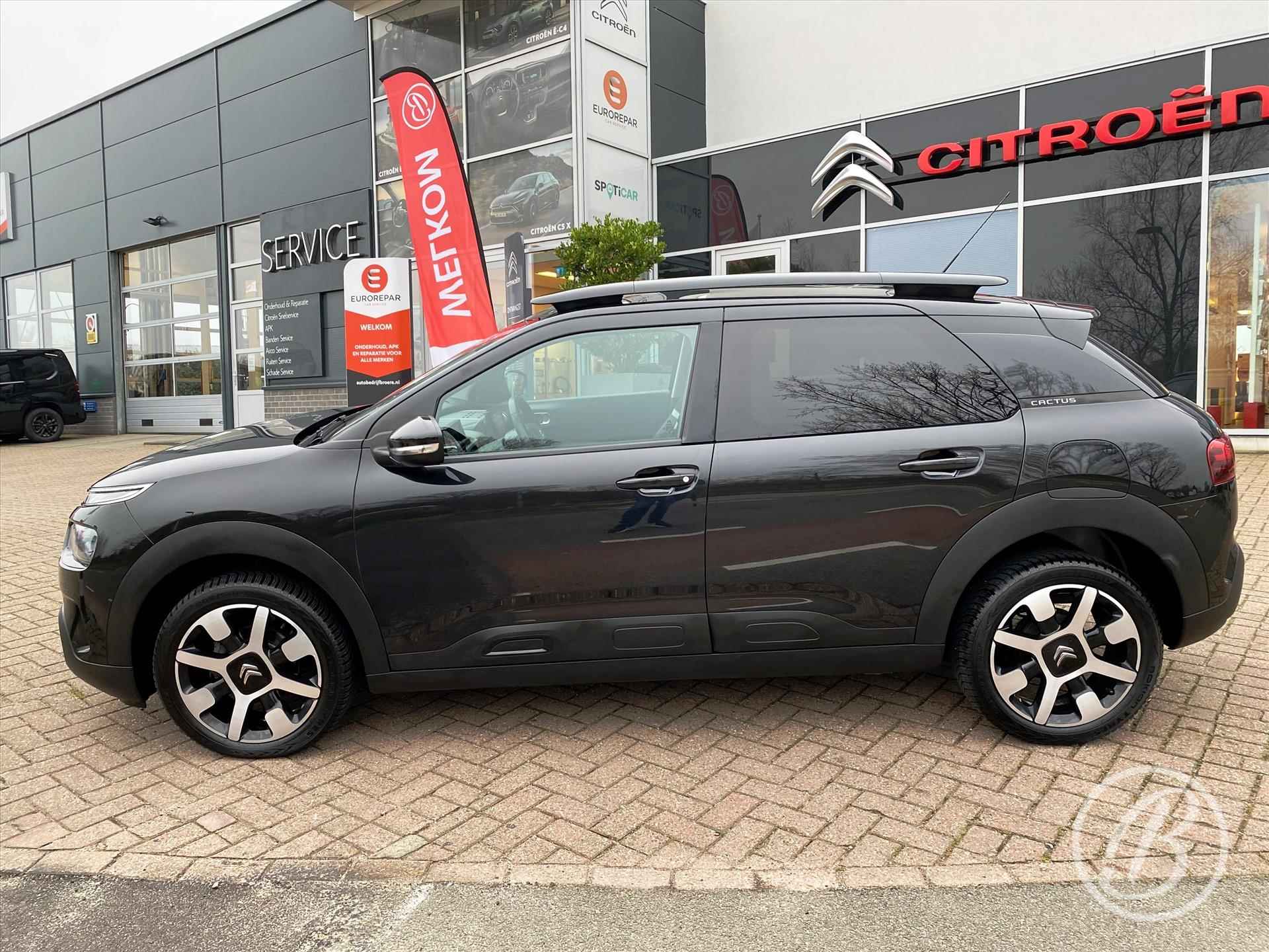 CITROEN C4 Cactus 1.2 Turbo 110pk Shine | comfort seats, panoramadak, verw. voorstoelen, camera, parkeersensoren v&a, dab, navigatie, 17 inch velgen, apple, android - 3/57