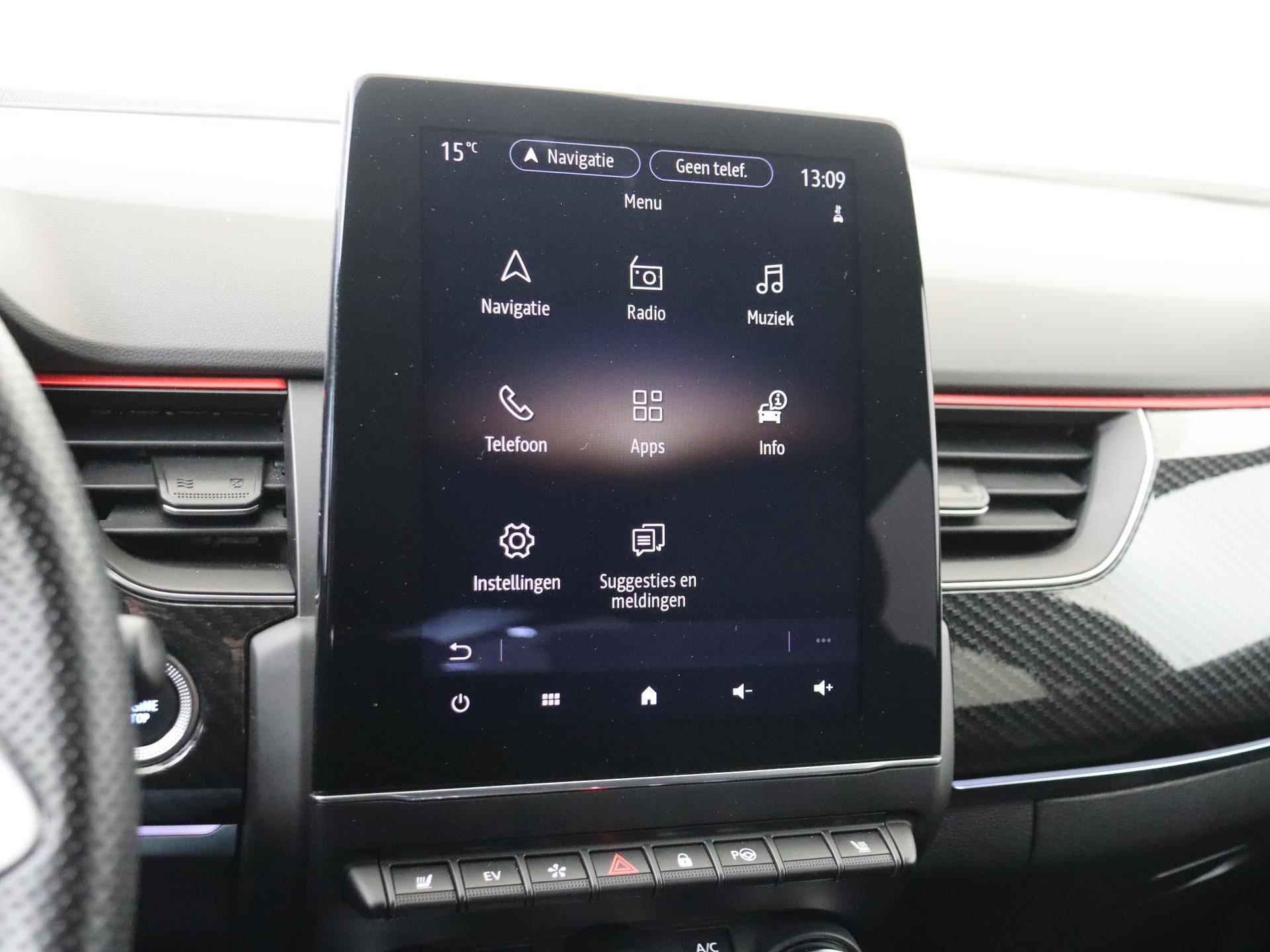 Renault Arkana 1.6 E-Tech Hybrid 145 R.S. Line | 1e eigenaar | Stoel- & Stuurverwarming | Apple Carplay & Android Auto | Camera | Adaptieve Cruise Control | Leder/Alcantara Bekleding - 14/28