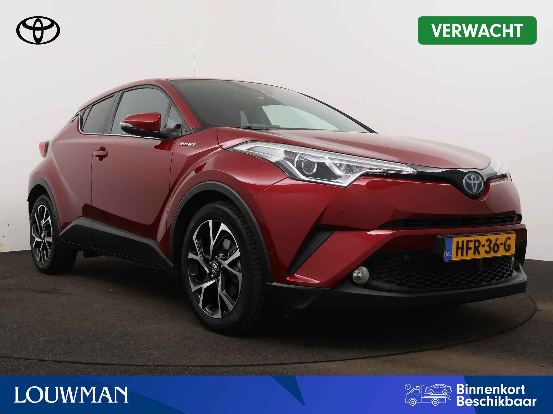 Toyota C-HR 1.8 Hybrid Dynamic | Dodehoek Ass. | LM velgen | Parkeersensoren | Stoel en stuurwiel verwarmd | Cruise Control Adaptief | Climate Control |