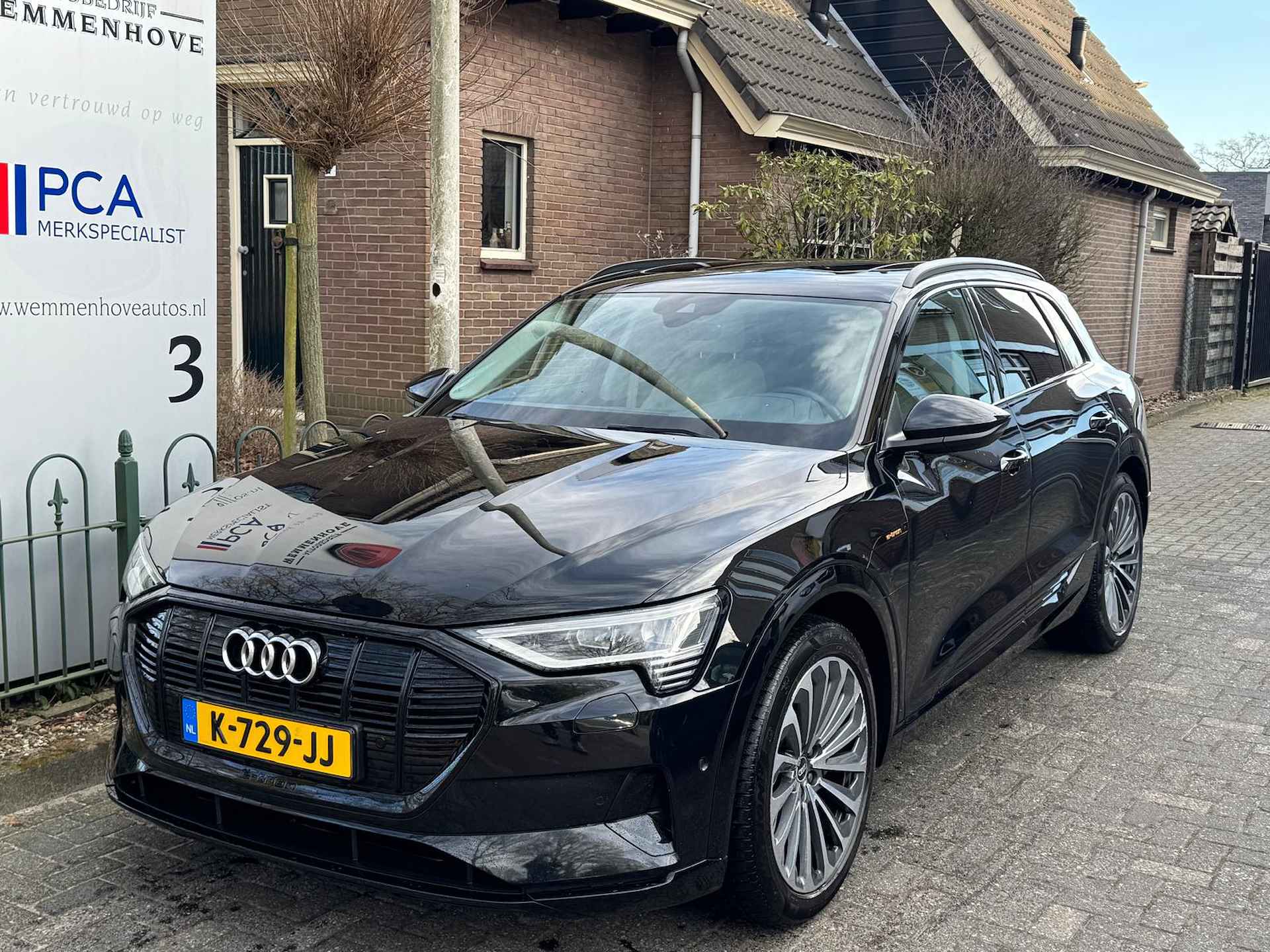 Audi e-tron 50 Quattro Black edition Plus 71 kWh Airco/Stoelverw./Pano/Camera/Leder - 3/50