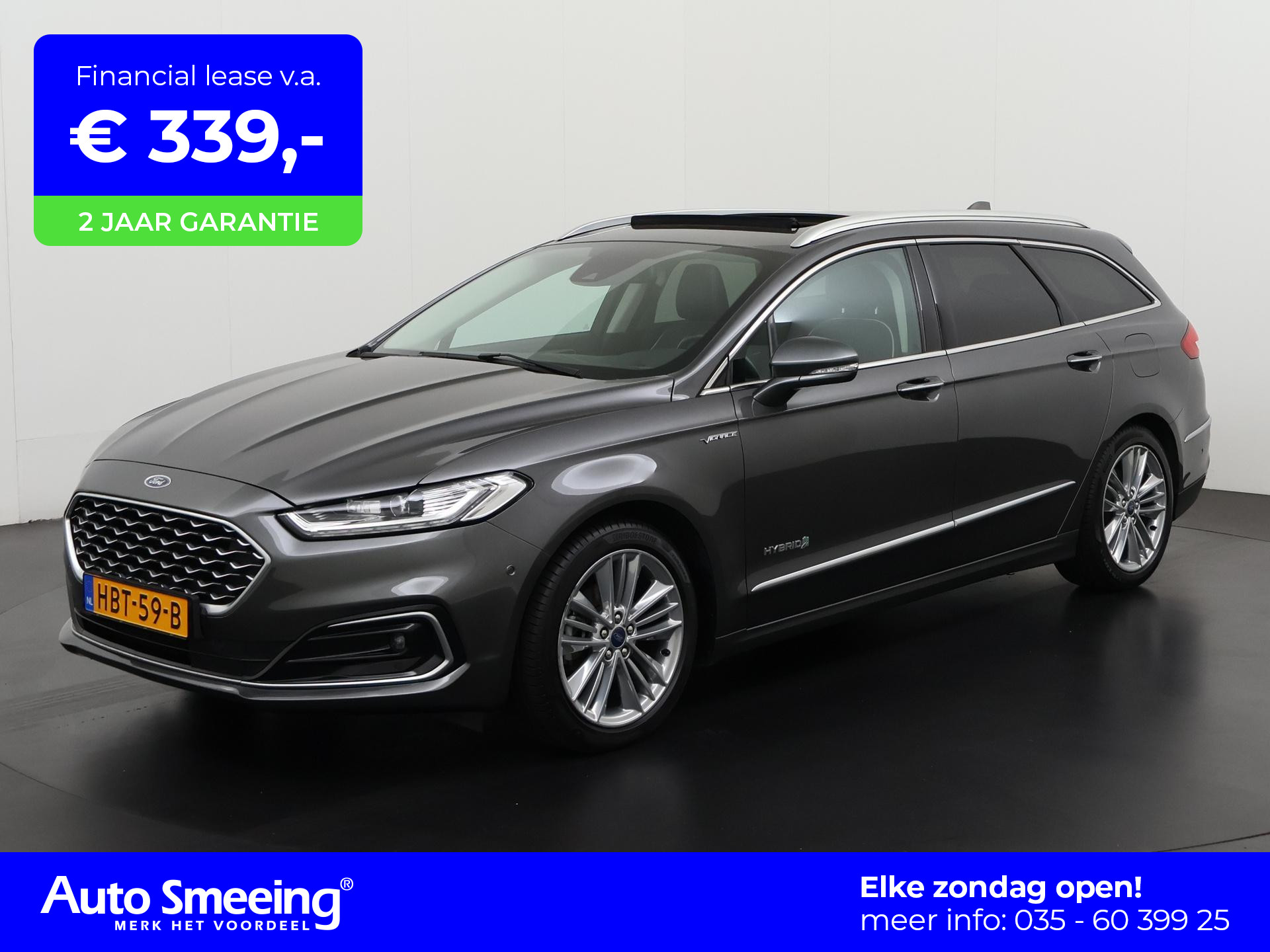 Ford Mondeo Wagon 2.0 IVCT HEV Vignale | Trekhaak | Panoramadak | Zondag Open!