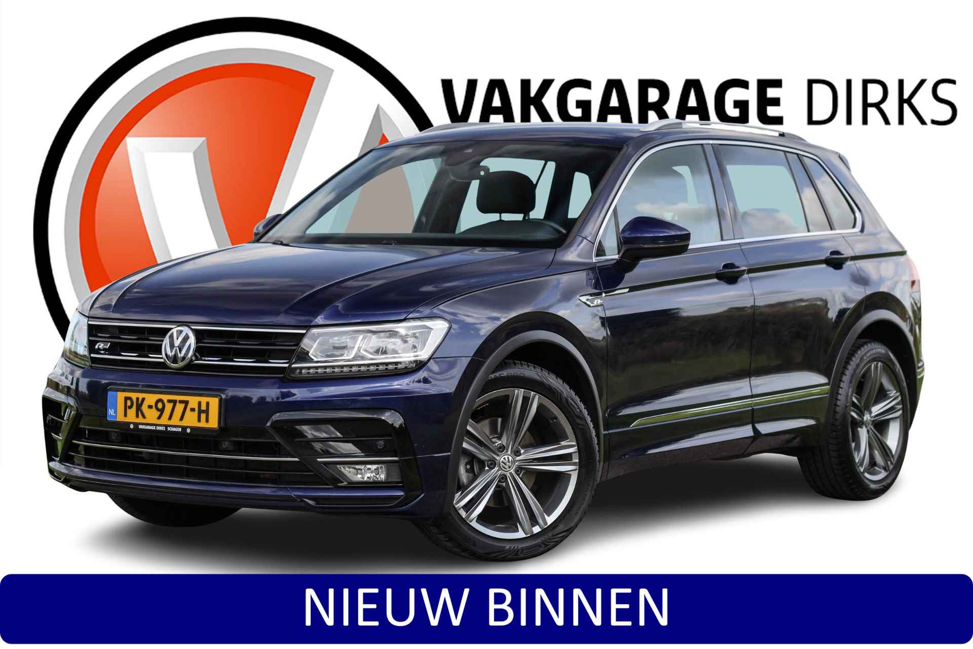 Volkswagen Tiguan 1.4 TSI 150 PK R-Line ✅ Leder ✅ LED ✅ Virtual - 1/35