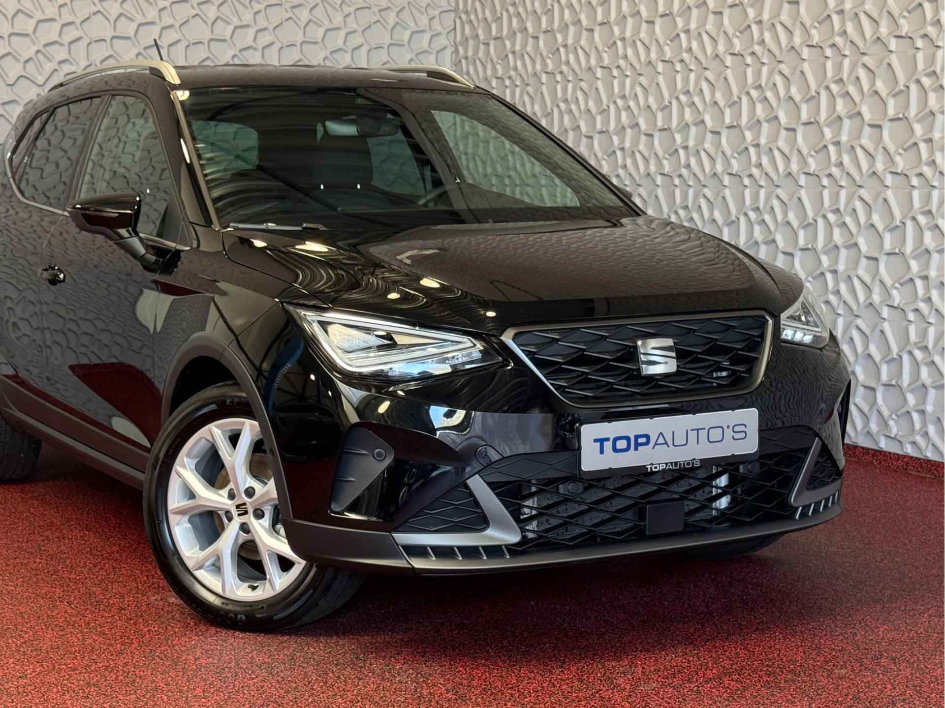 SEAT Arona TSI FR BI-COLOR 115PK LED VIR.COCKPIT CAMERA ADAP.CRUISE 17''LMV 08/2024 10x Seat Arona op voorraad - 49/73