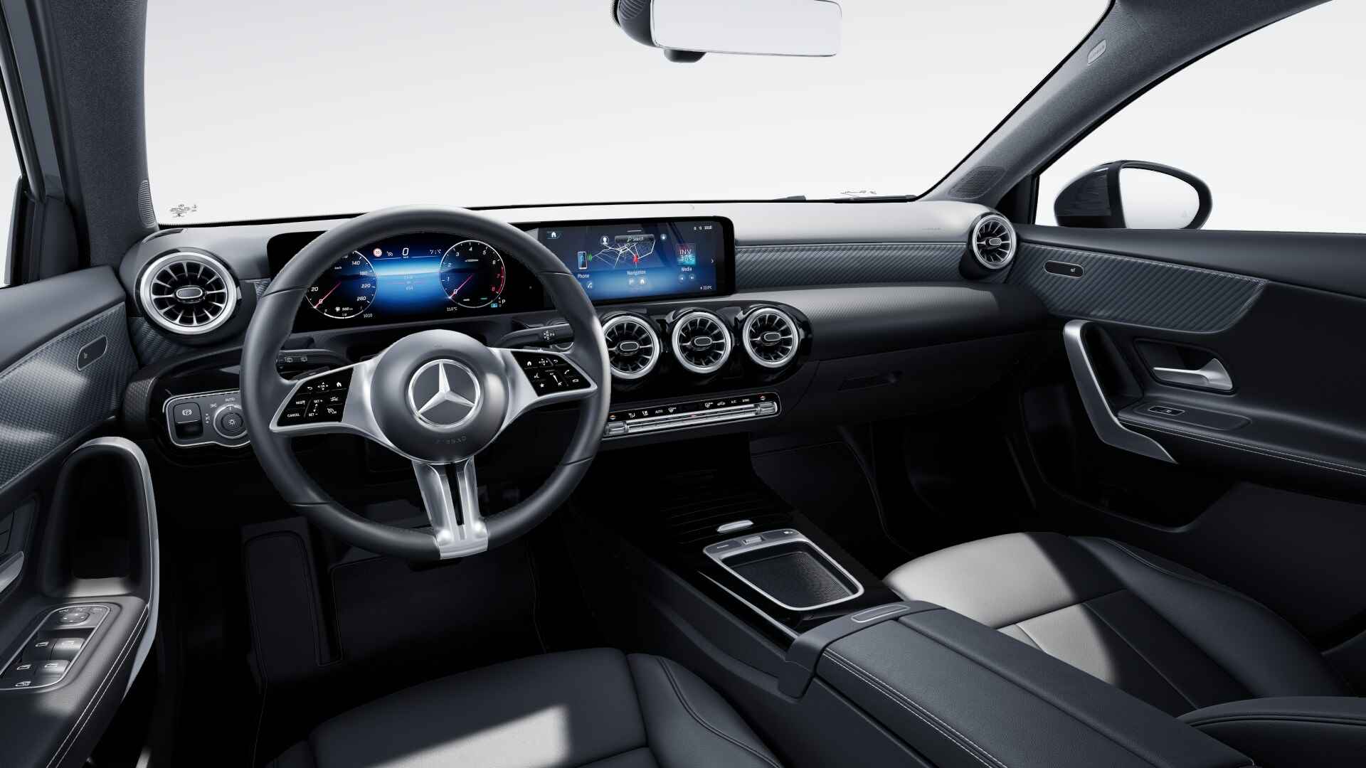 Mercedes-Benz A-Klasse 180 Star Edition Luxury Line | Trekhaak | Nightpakket | Parkeerpakket met achteruitrijcamera | KEYLESS GO | Extra USB-poorten | Dodehoekassistent | Sfeerverlichting | Verwarmde stoelen vooraan | - 19/25