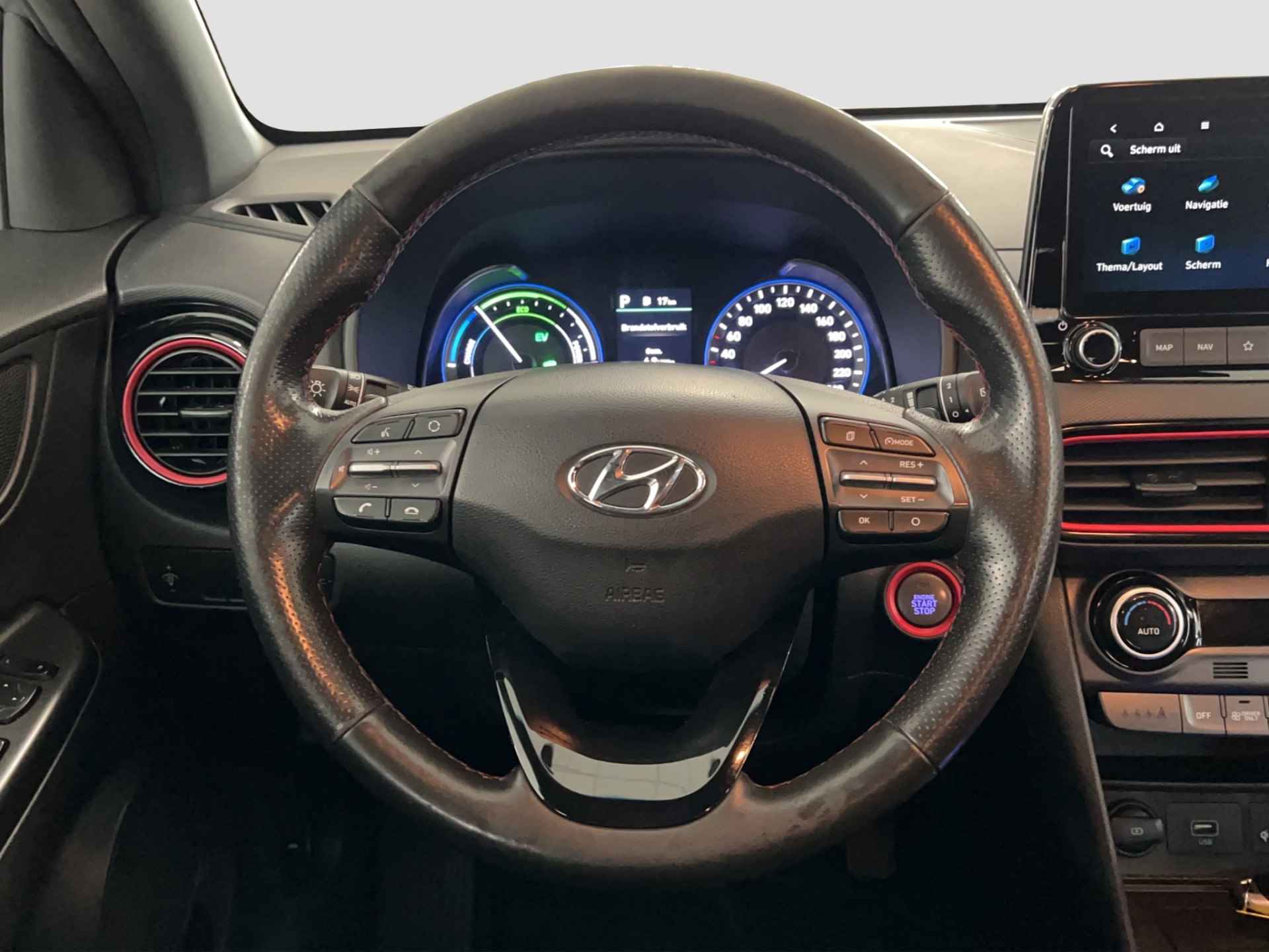 Hyundai KONA 1.6 GDI HEV Premium | leder | navi | stoel/stuurverwarmbaar | krell audio! - 14/39