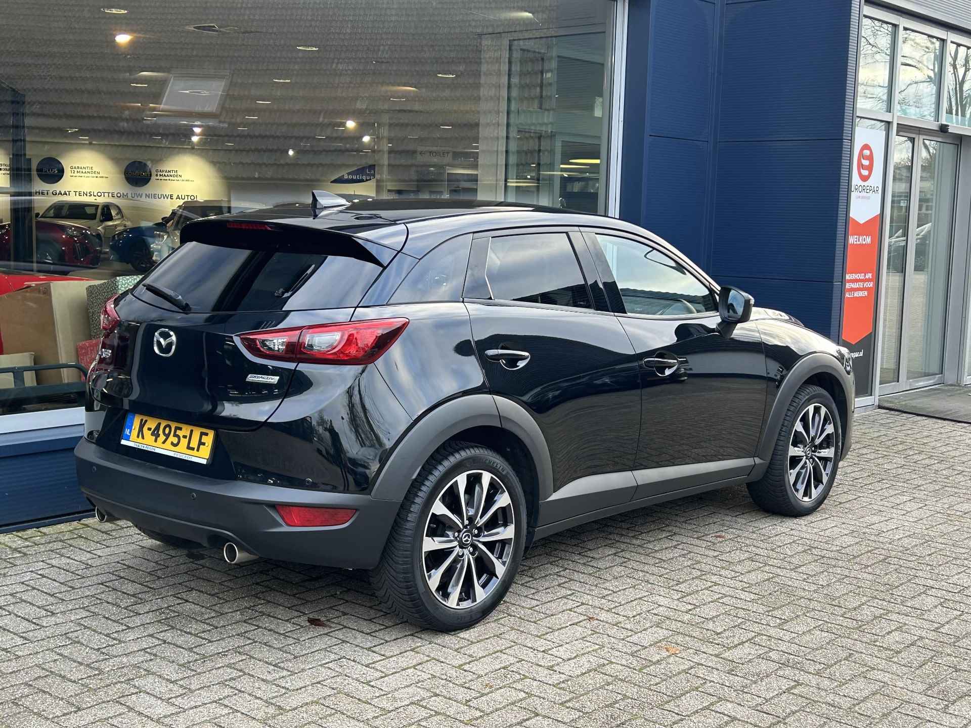 Mazda CX-3 2.0 SkyActiv-G 121 Sportive All Season banden | Navigatie | Lederen bekleding | Parkeersensoren | Lichtmetalen velgen | Stoelverwarming | DAB Radio - 3/48