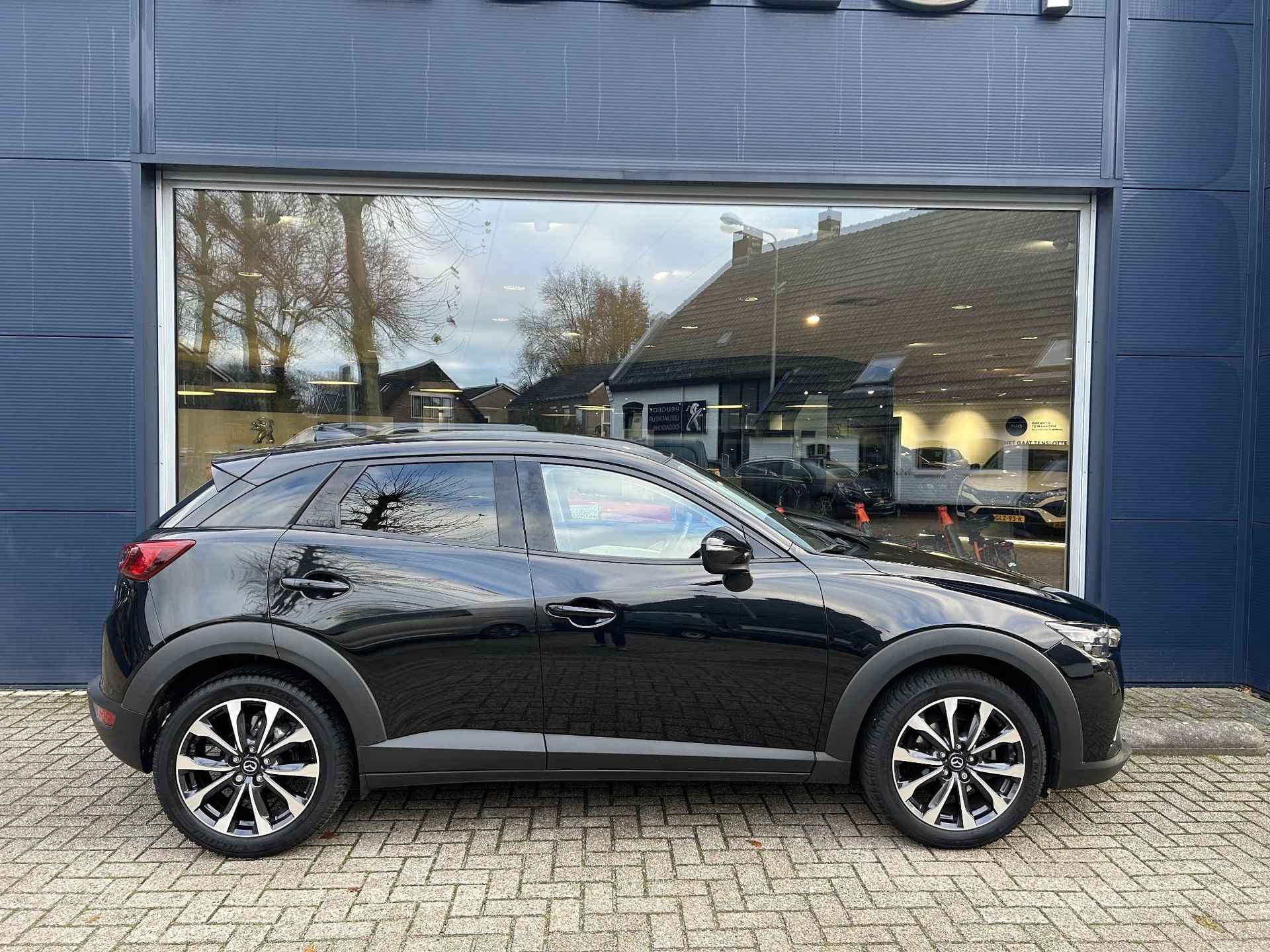 Mazda CX-3 2.0 SkyActiv-G 121 Sportive All Season banden | Navigatie | Lederen bekleding | Parkeersensoren | Lichtmetalen velgen | Stoelverwarming | DAB Radio - 8/48