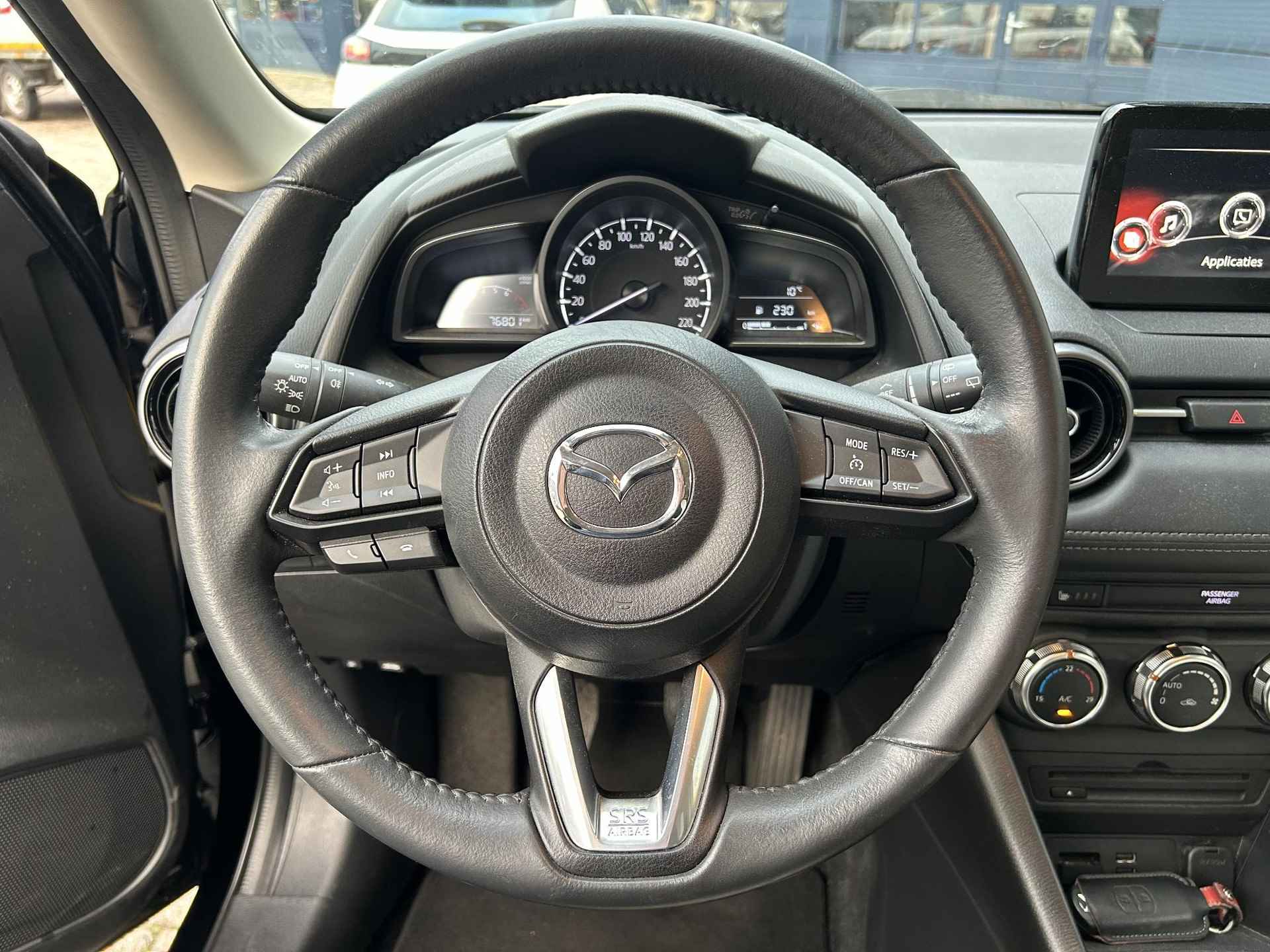 Mazda CX-3 2.0 SkyActiv-G 121 Sportive All Season banden | Navigatie | Lederen bekleding | Parkeersensoren | Lichtmetalen velgen | Stoelverwarming | DAB Radio - 23/48