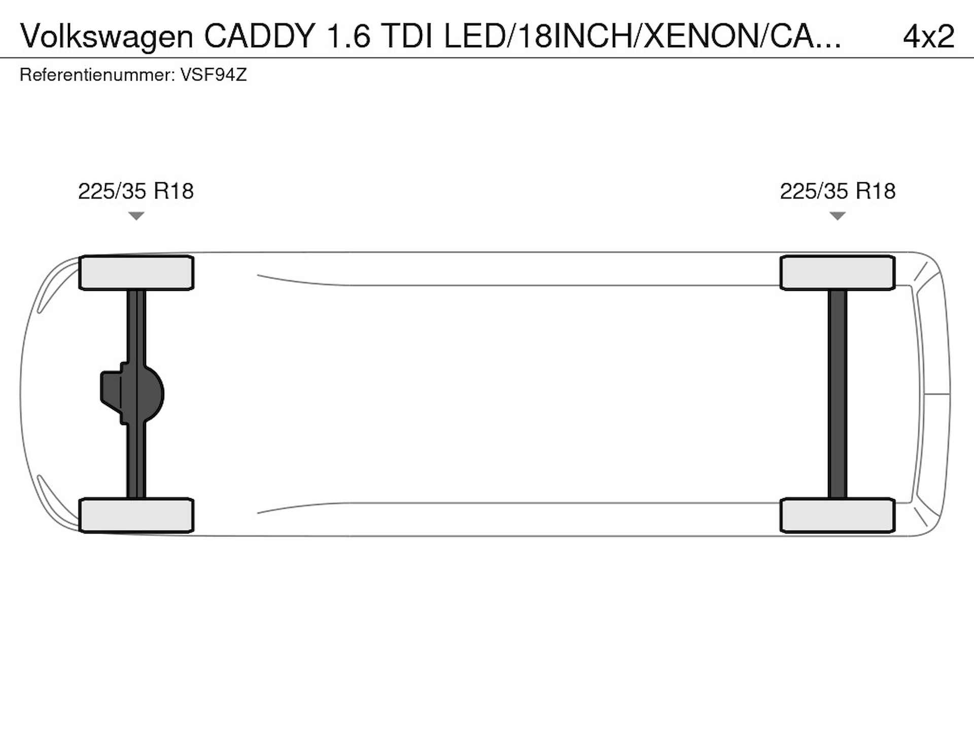Volkswagen CADDY 1.6 TDI LED/18INCH/XENON/CARPLAY/ZIJDEUR - 19/19