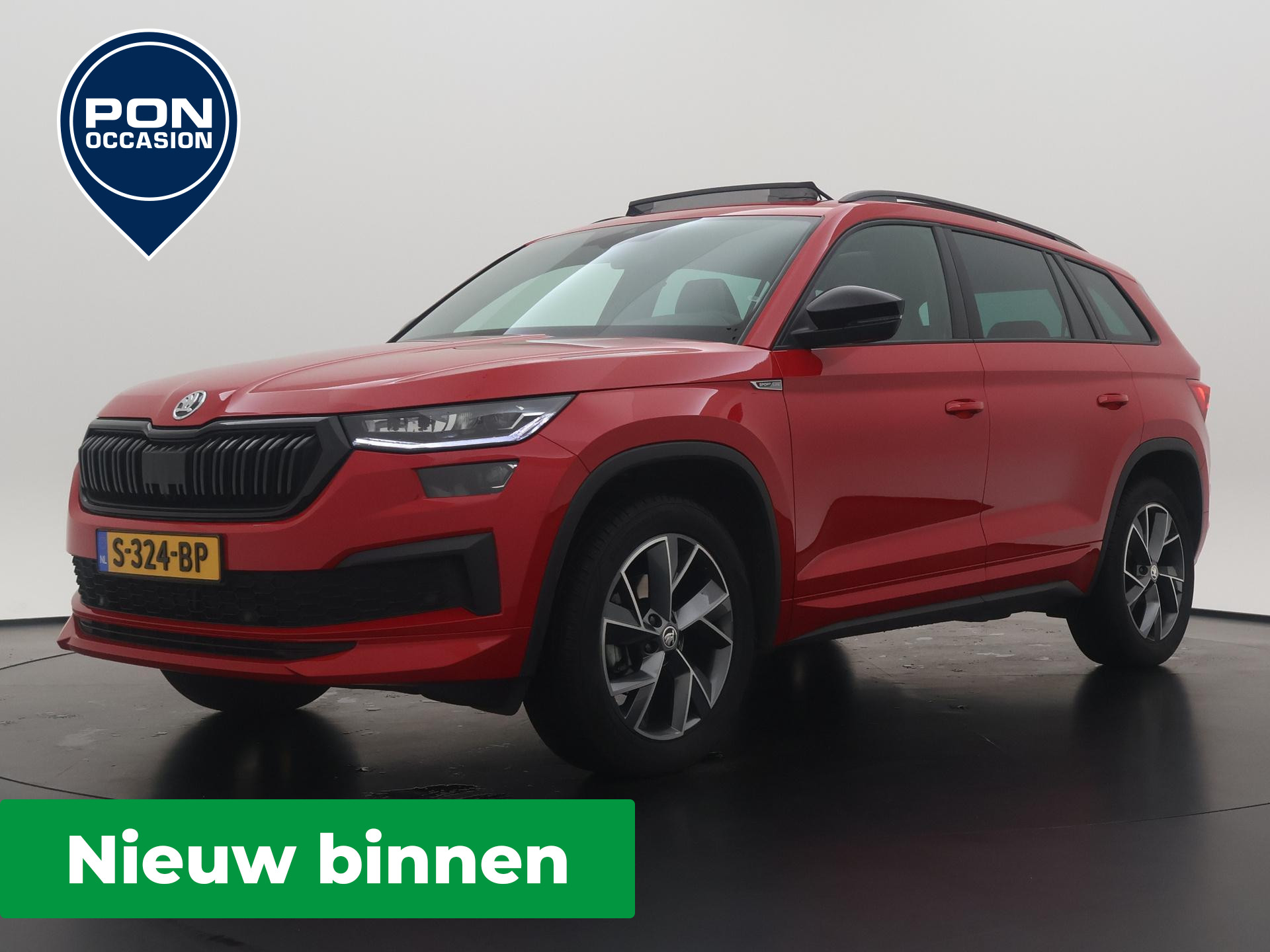 Skoda Kodiaq 1.5 TSI Sportline Business | NIEUW BINNEN | Pano dak | Navigatie | Trekhaak | LED | Stoelverwarming |